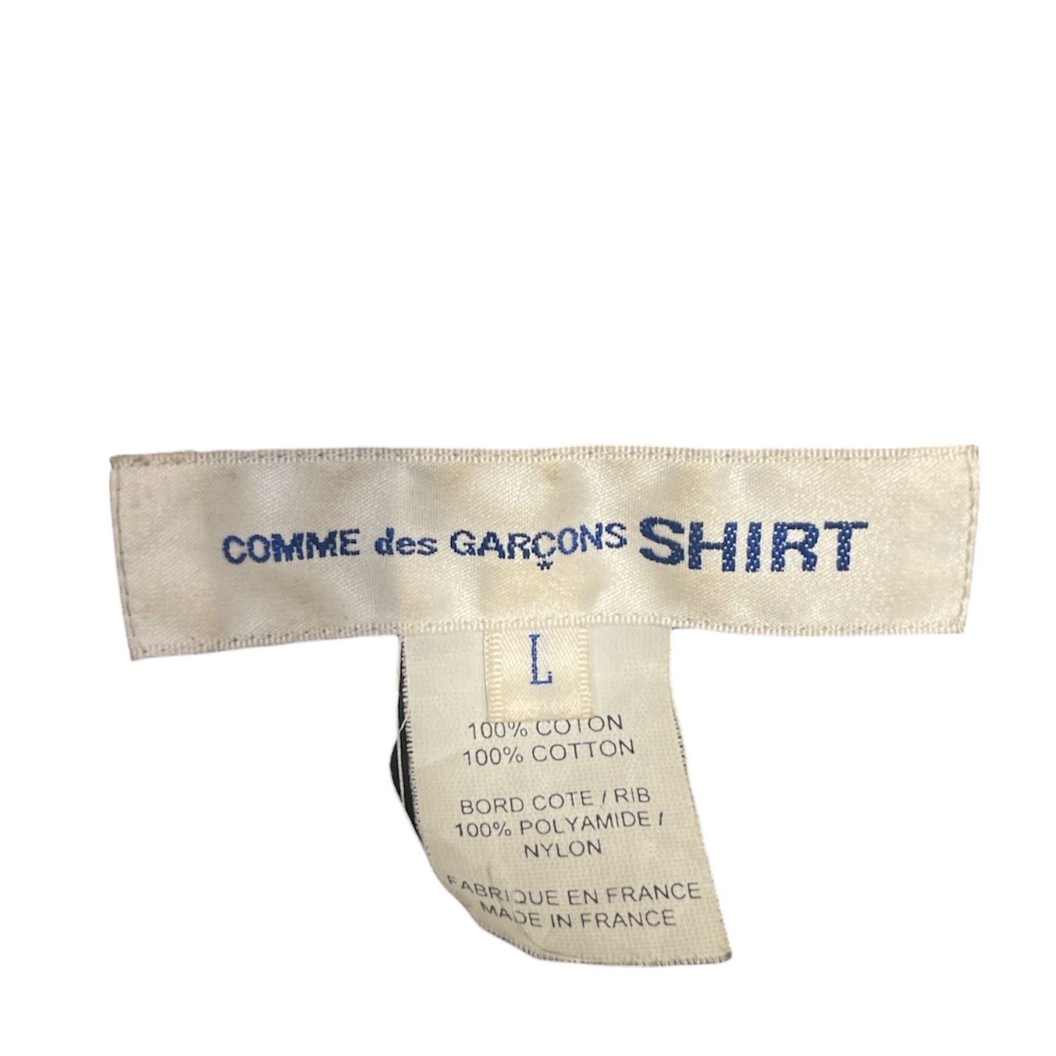 COMME des GARCONS/LS Shirt/L/Cotton/BLK/pockets on sleeves view 3