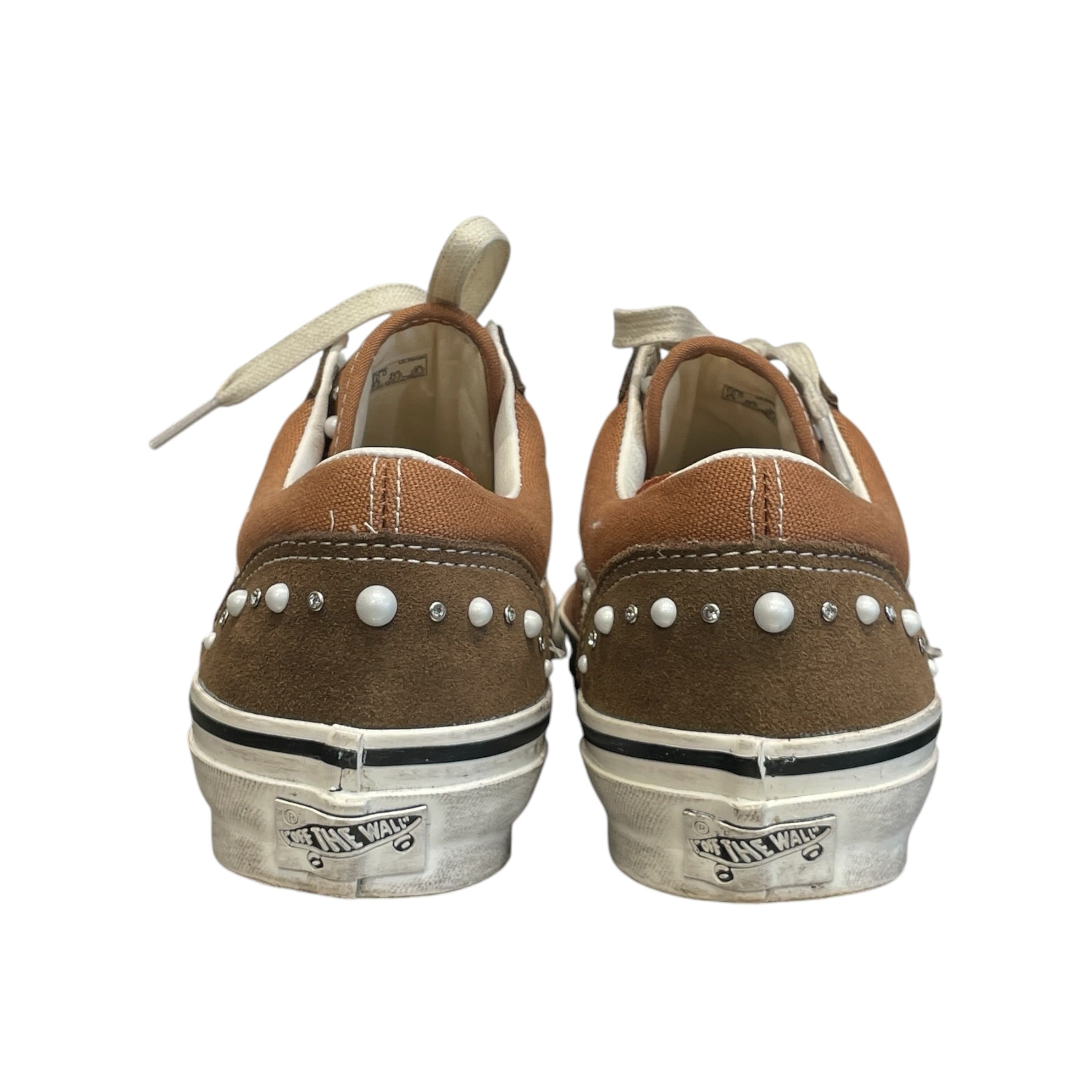 VANS/Low-Sneakers/US 10/Cotton/BRW/VANS PEARLIZED view 4