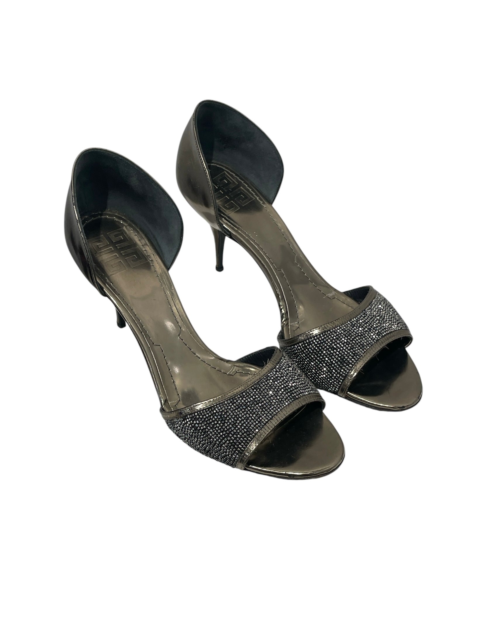 GIVENCHY/Heels/EU 39.5/GLD/SILVER BEADS view 1
