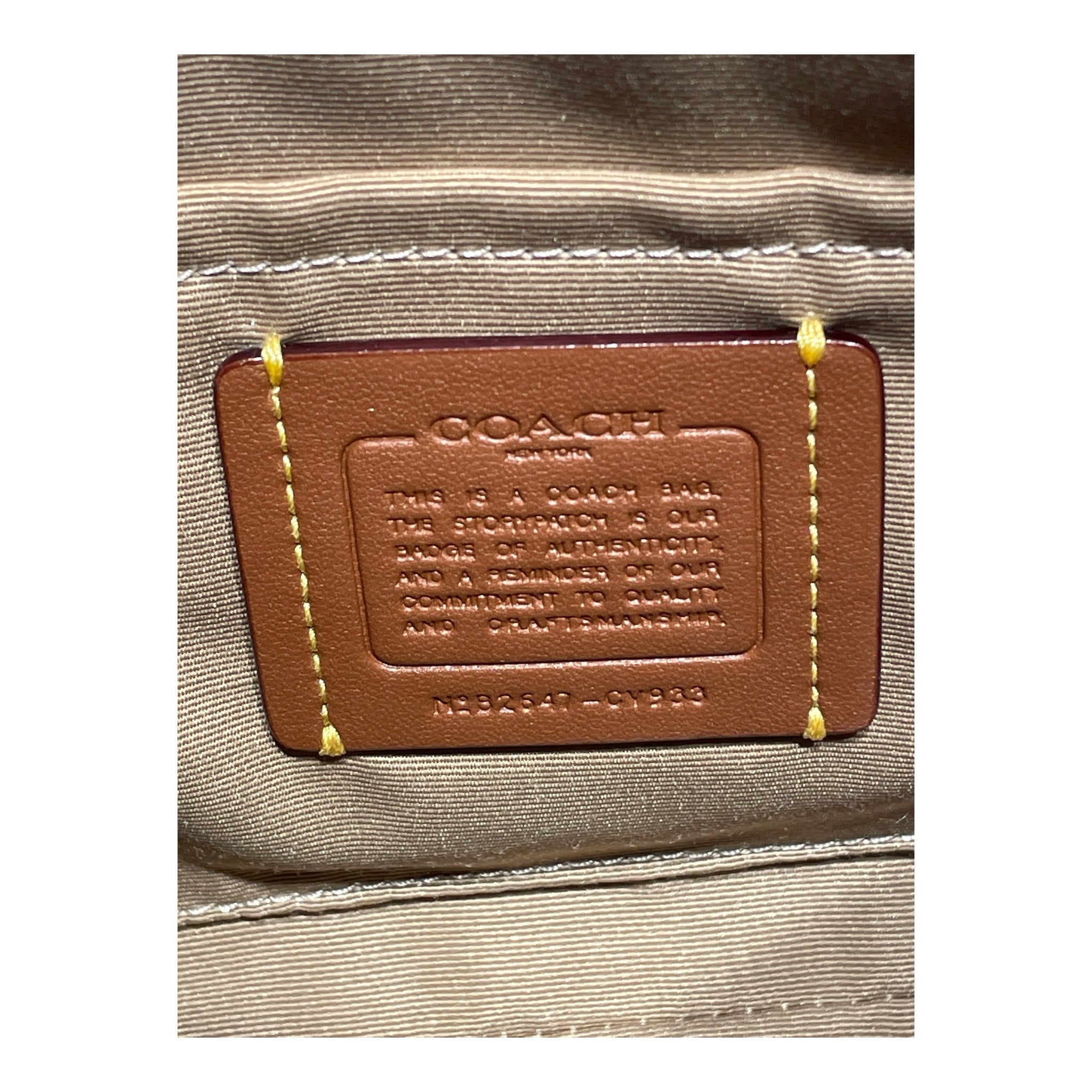 COACH/Hand Bag/Monogram/Leather/WHT/Teri Monogram Shoulder Bag view 4