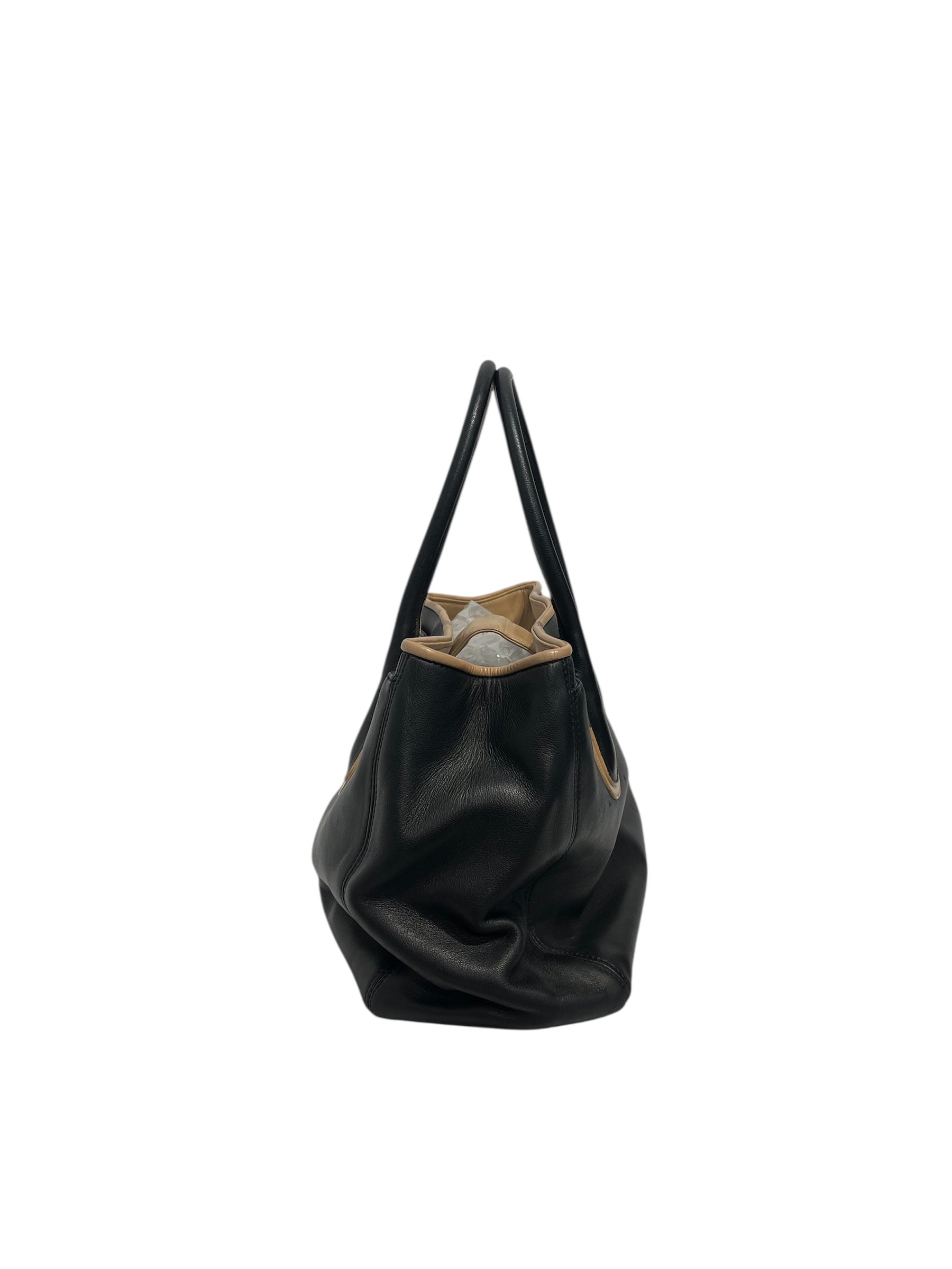 CHANEL/Tote Bag/M/Lambskin/BLK/126760024 view 3