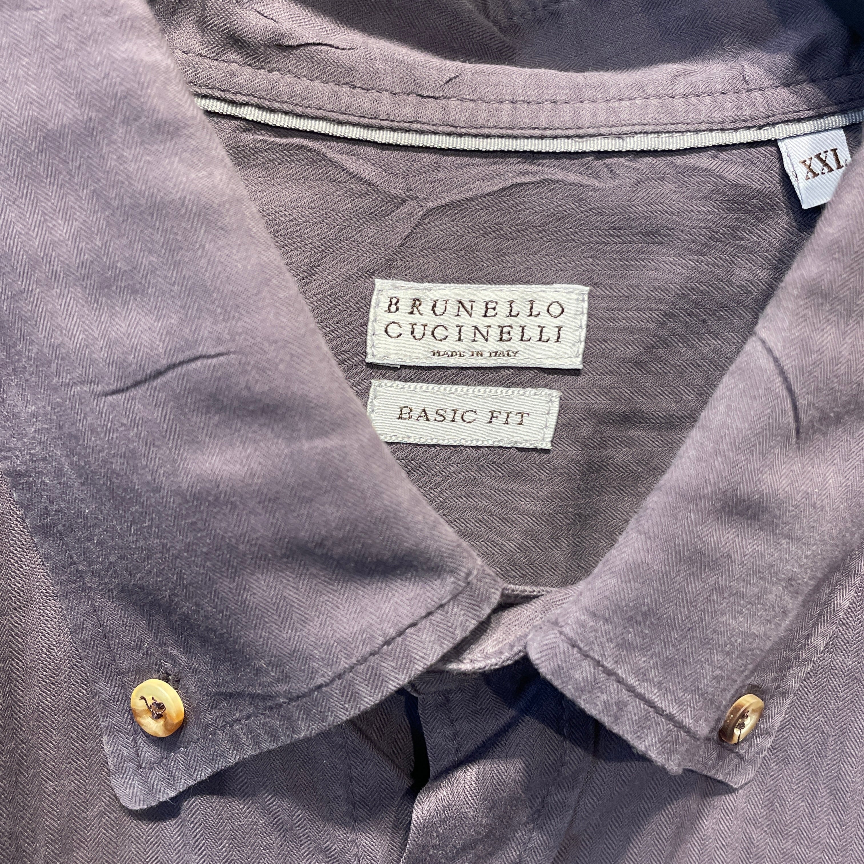 BRUNELLO CUCINELLI/LS Shirt/XXL/Cotton/PPL/ view 3