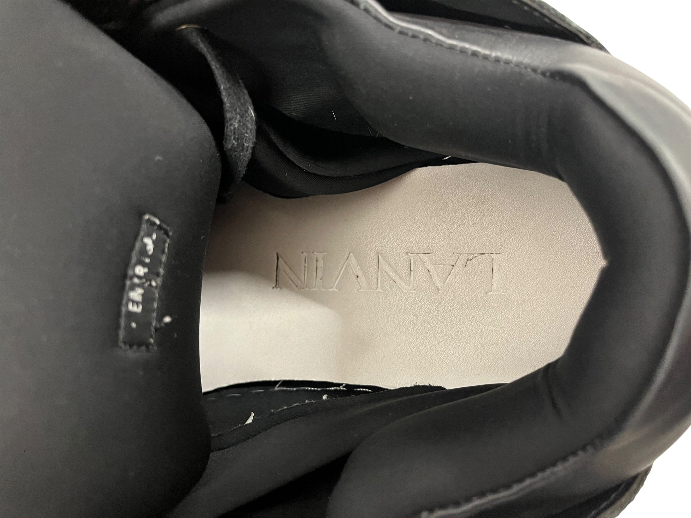 LANVIN/Low-Sneakers/EU 37/Leather/BLK/U-Tip/FUTURE 3.0 view 3