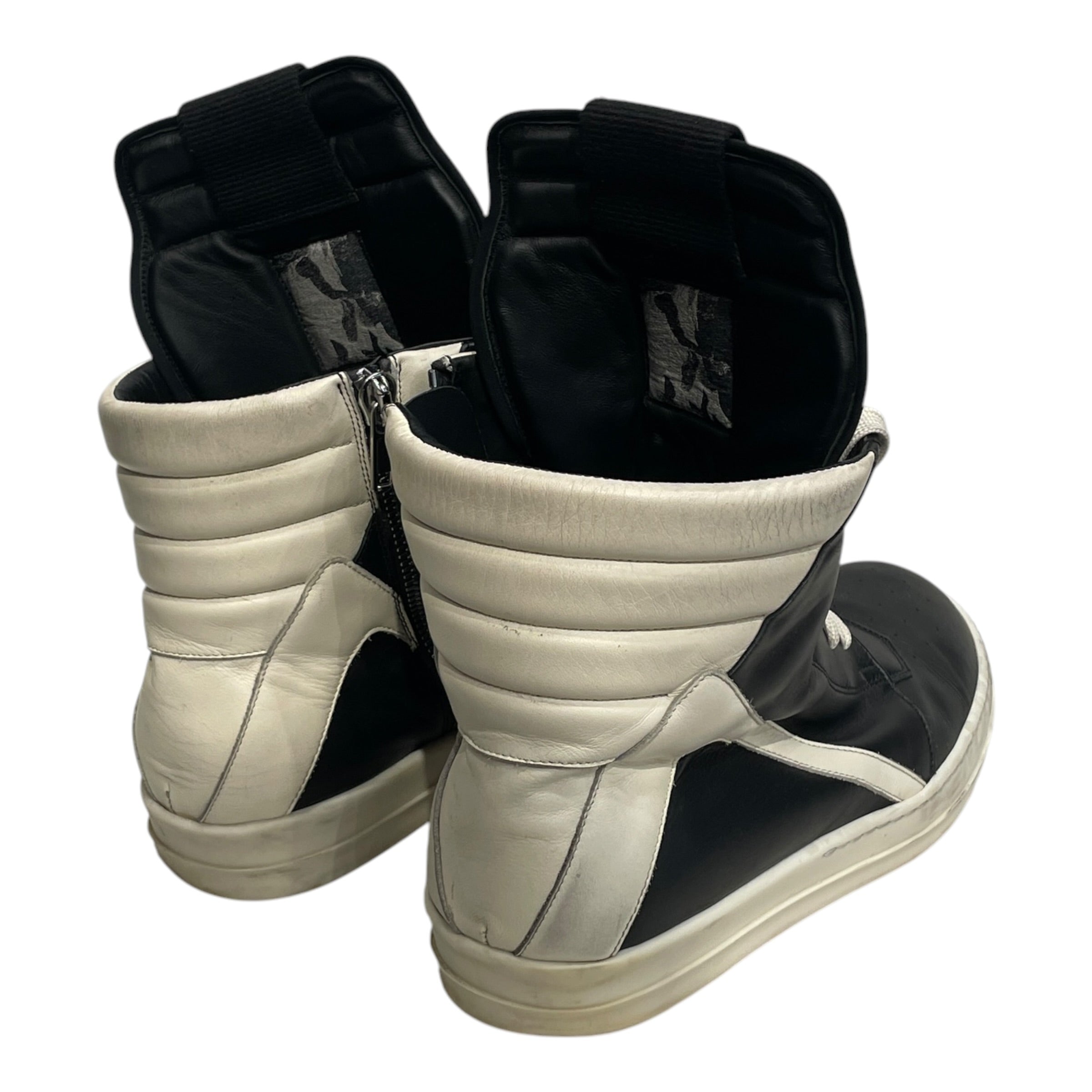 Rick Owens/Hi-Sneakers/EU 46/Leather/BLK/GEOBASKET HIGHTOP view 2