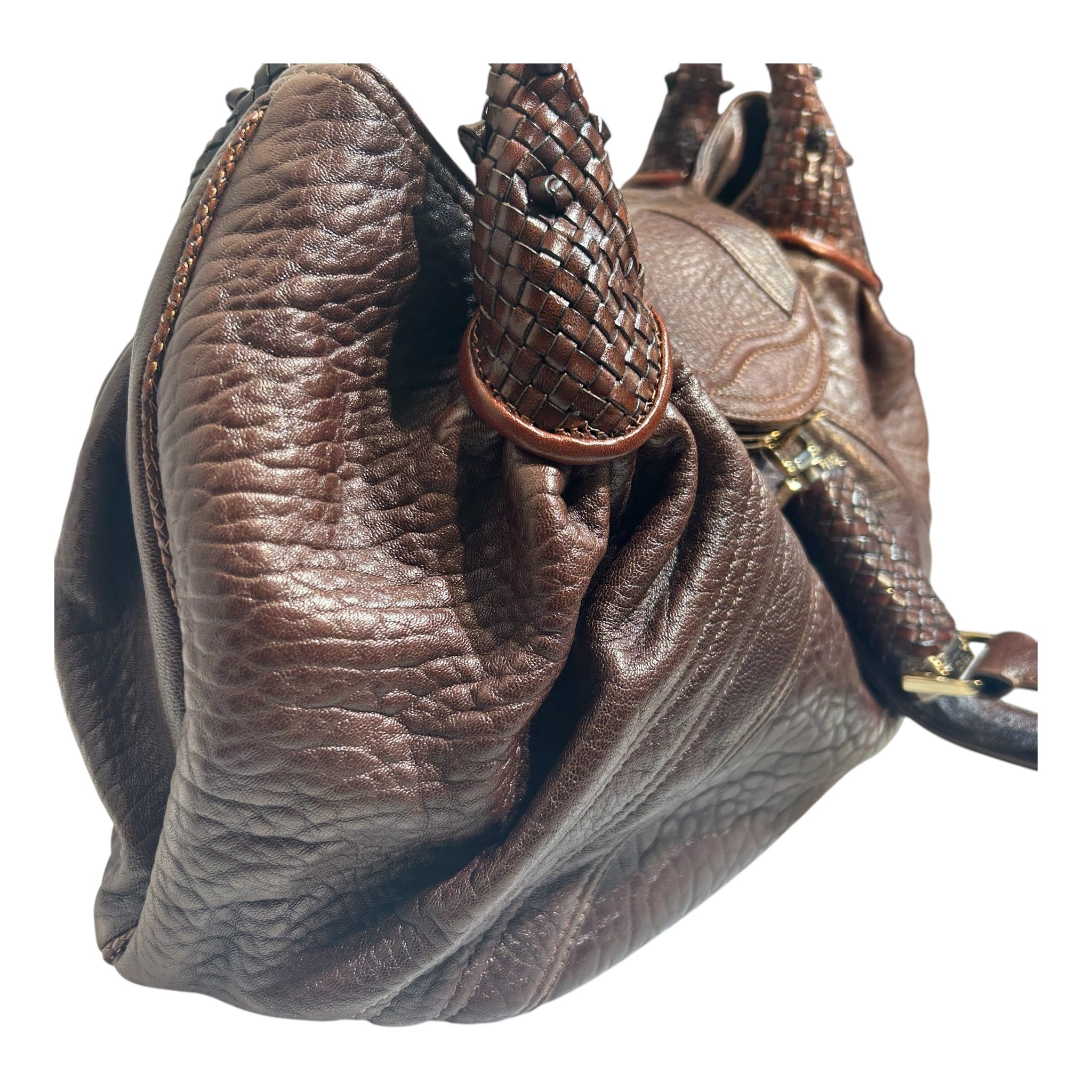 FENDI/Hand Bag/Leather/BRW/Spy Bag view 6
