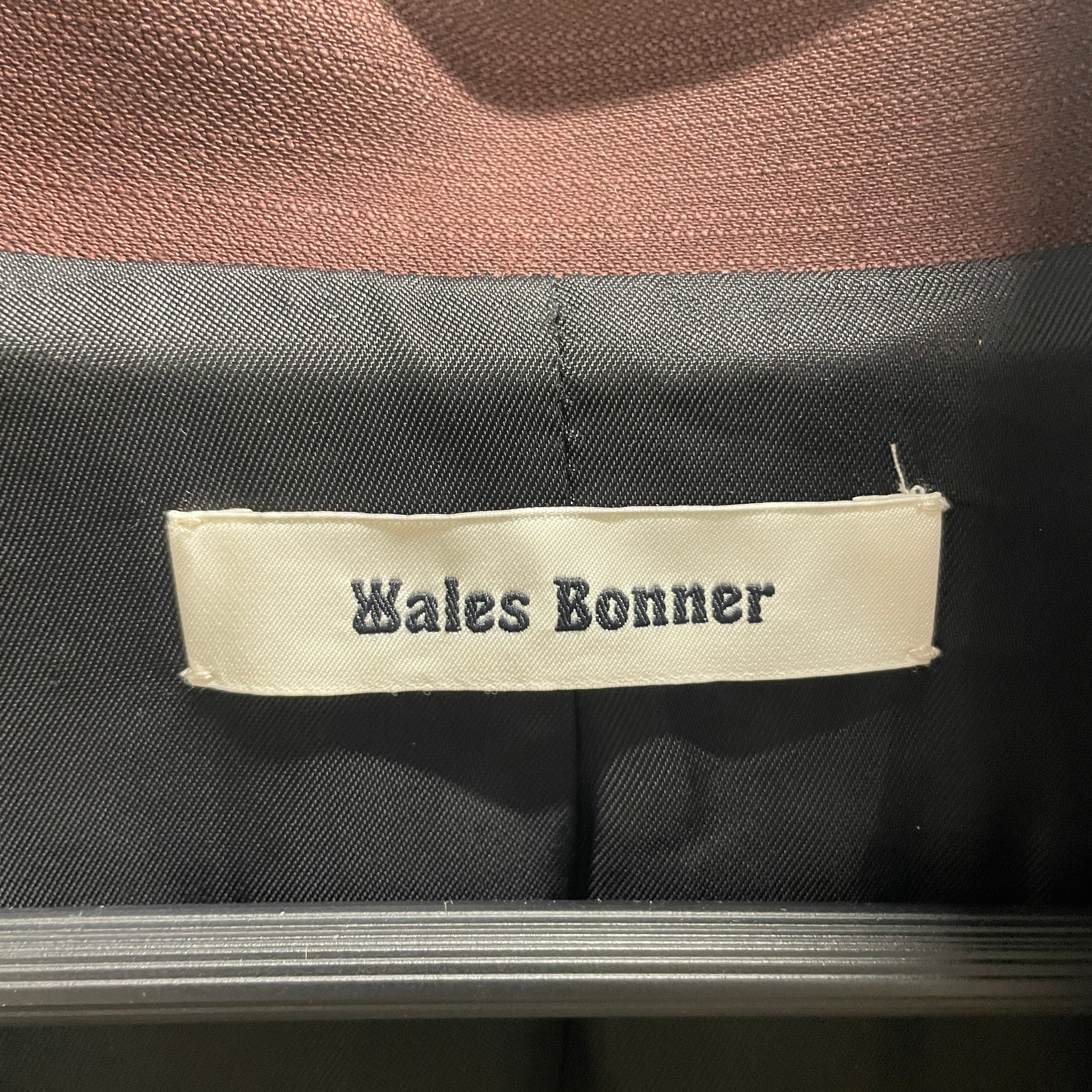 WALES BONNER/Jacket/54/Silk/BRW/COURAGE JCKT/ BLU ACCENTS view 3
