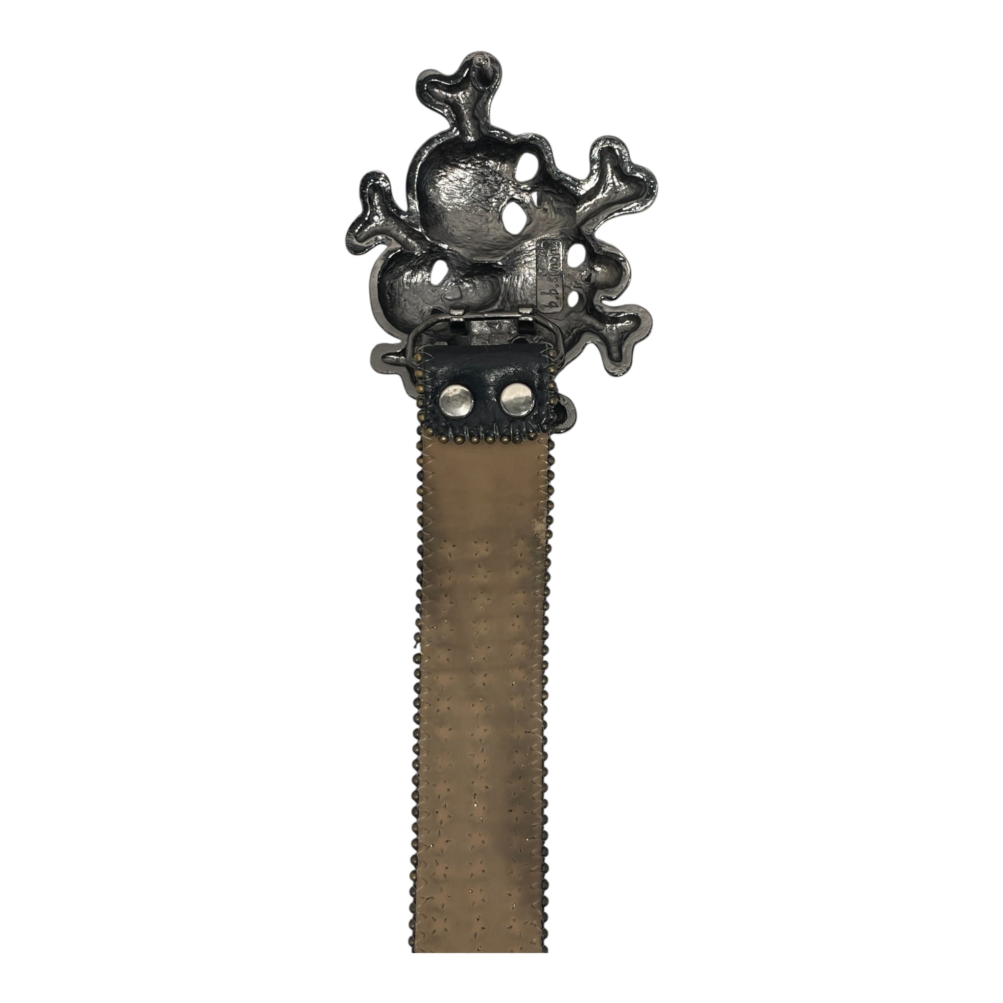 b.b.simon/Belt/BLK/M's/bakoo bakoo skull view 2