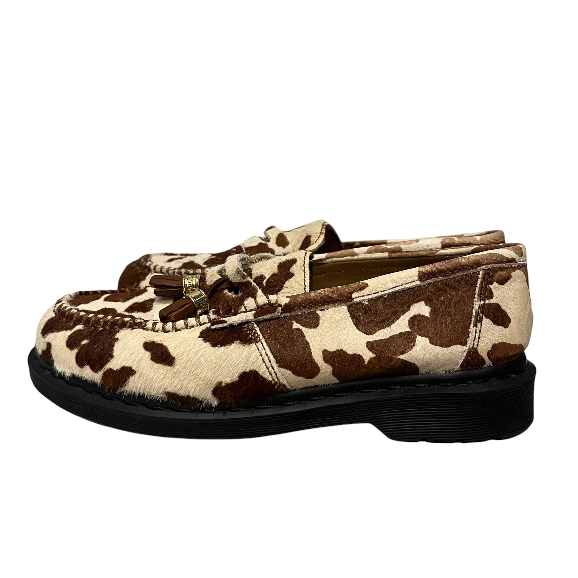 Dr.Martens/Supreme/Loafers/US 10/Animal Pattern/Cowhide/BRW/ view 3