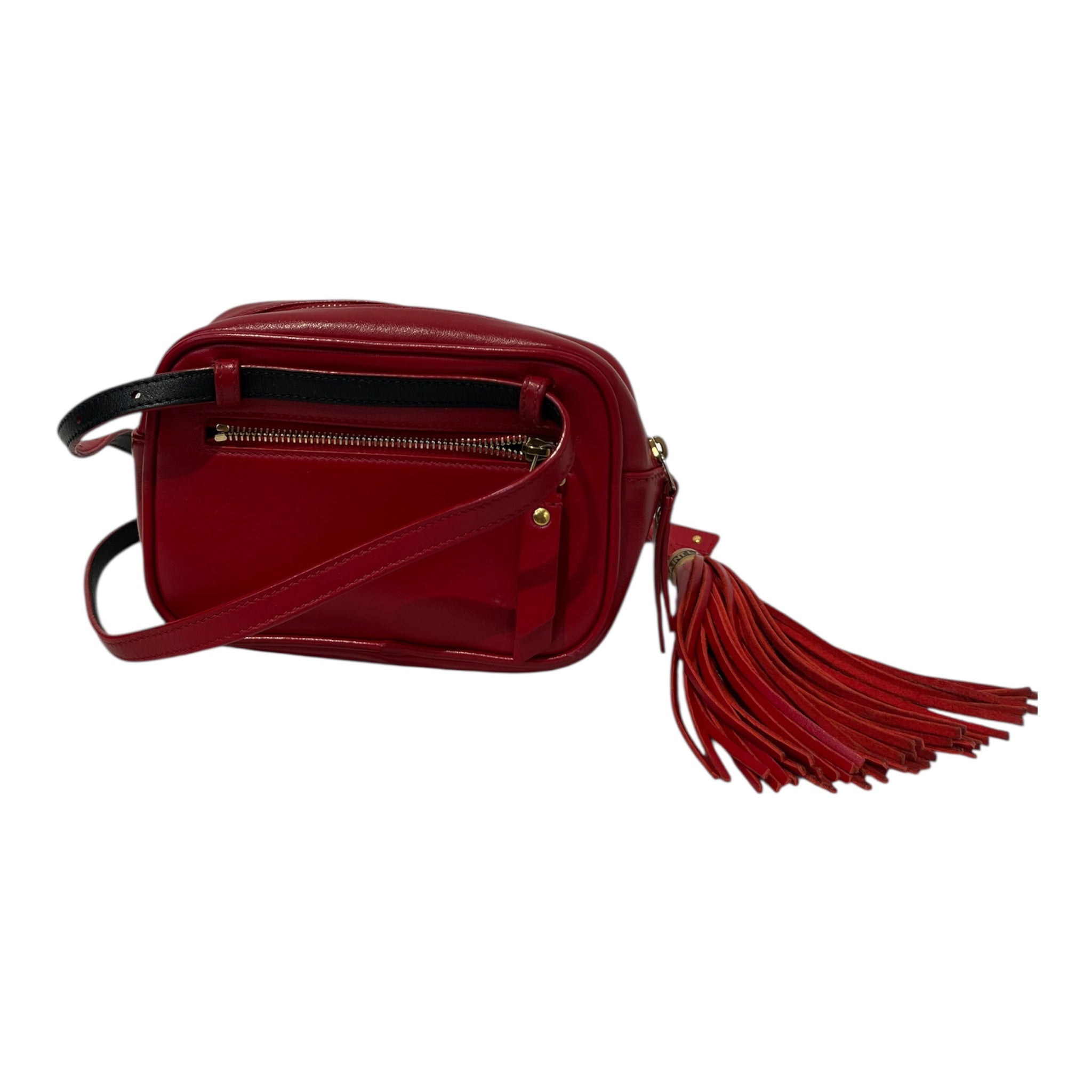 YVES SAINT LAURENT/Cross Body Bag/Leather/RED/GLT5348170619 lou camera view 4