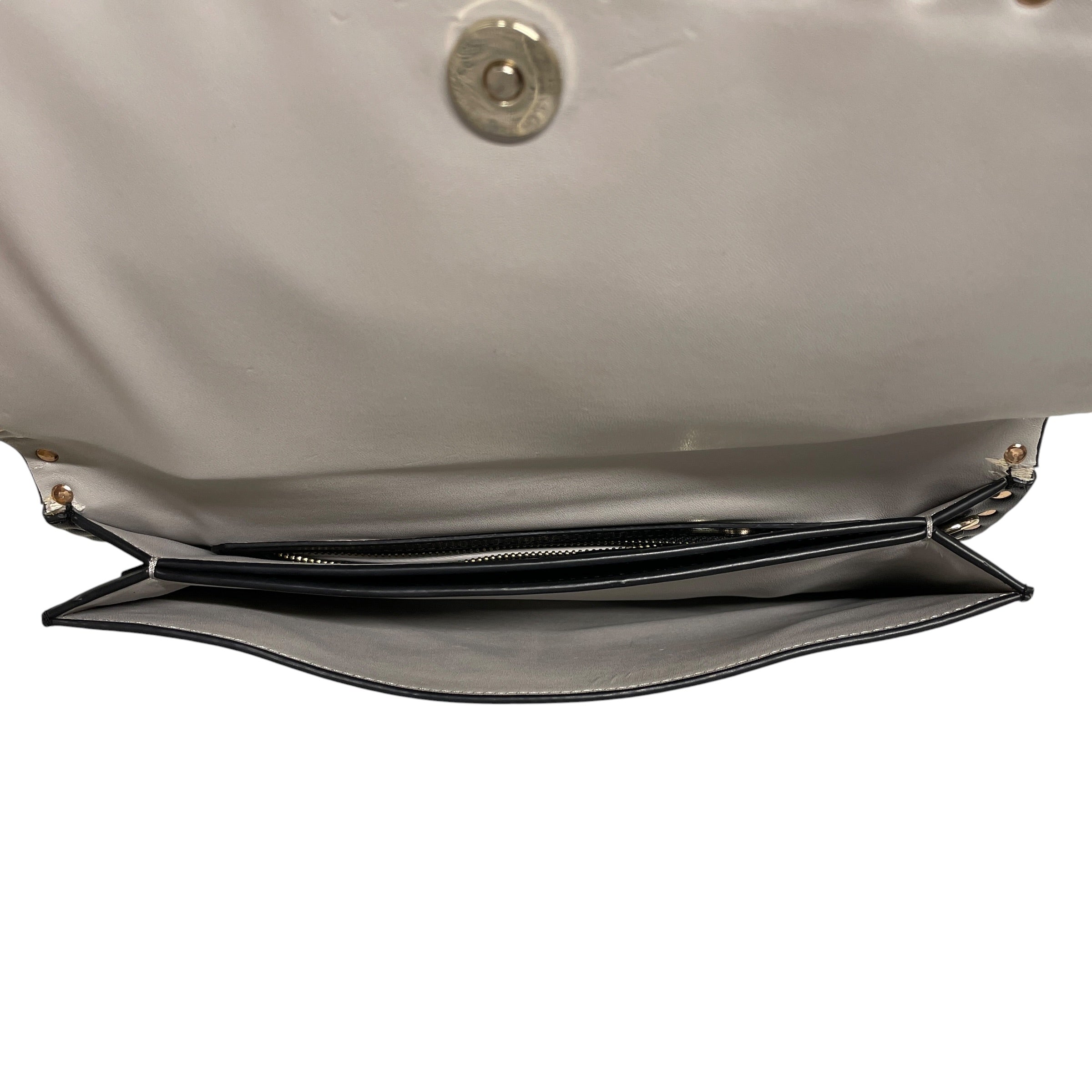 VALENTINO/Pouch/Leather/BLK/studded clutch view 4