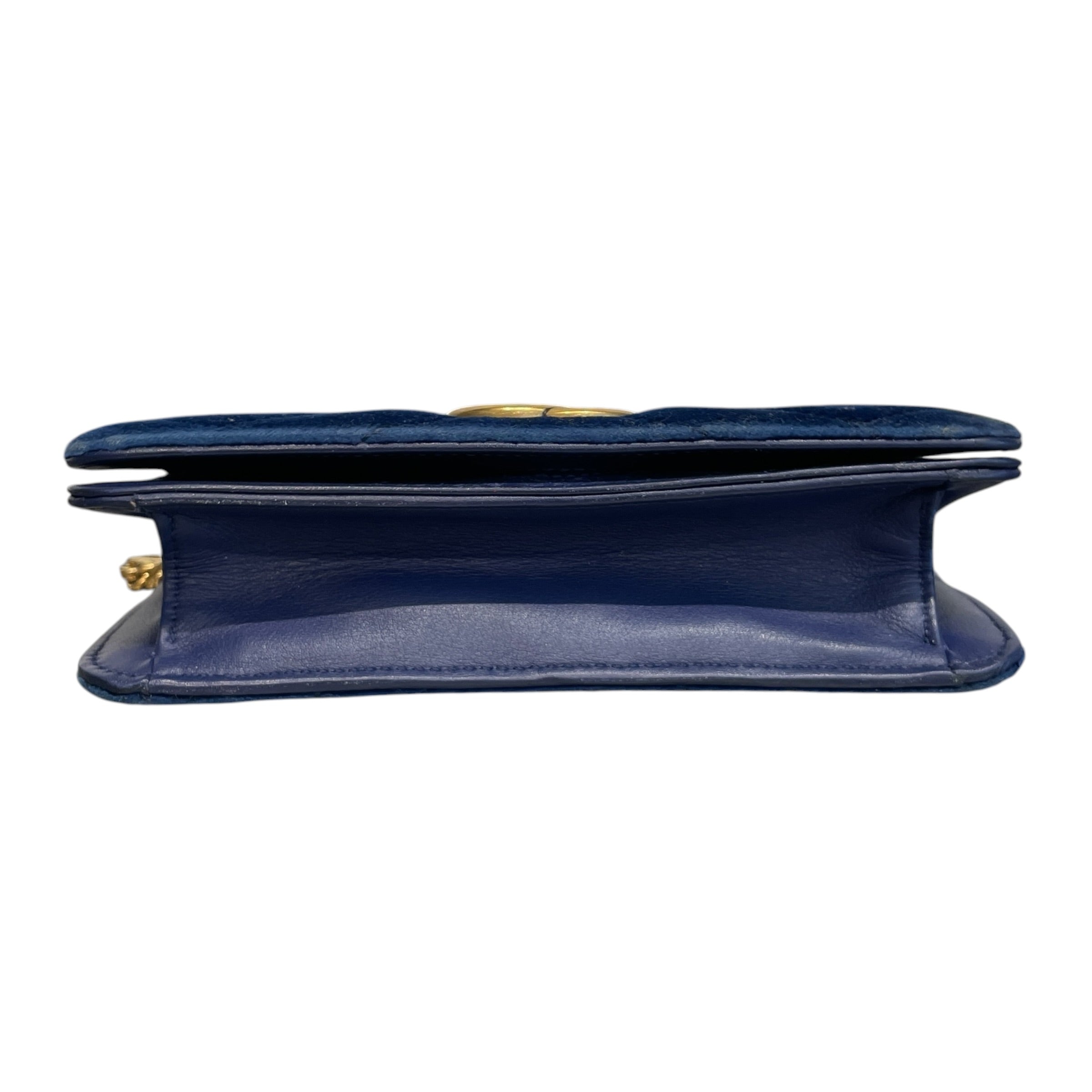 GUCCI/Hand Bag/Velour/NVY/GOLD HARDWARE / BACKHEART view 6