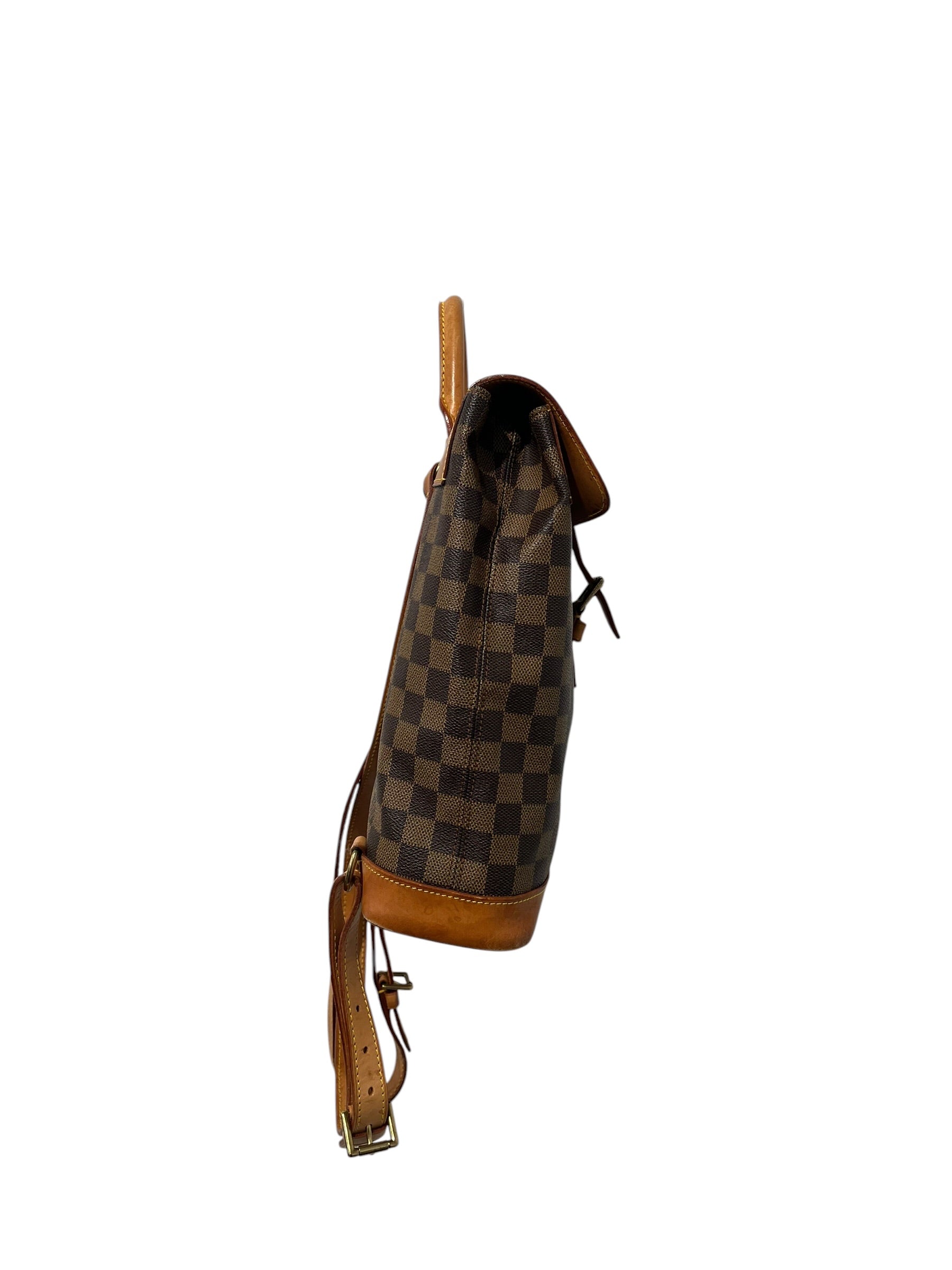 LOUIS VUITTON/Backpack/Monogram/Leather/BRW/ARLEQUIN SOLO view 2