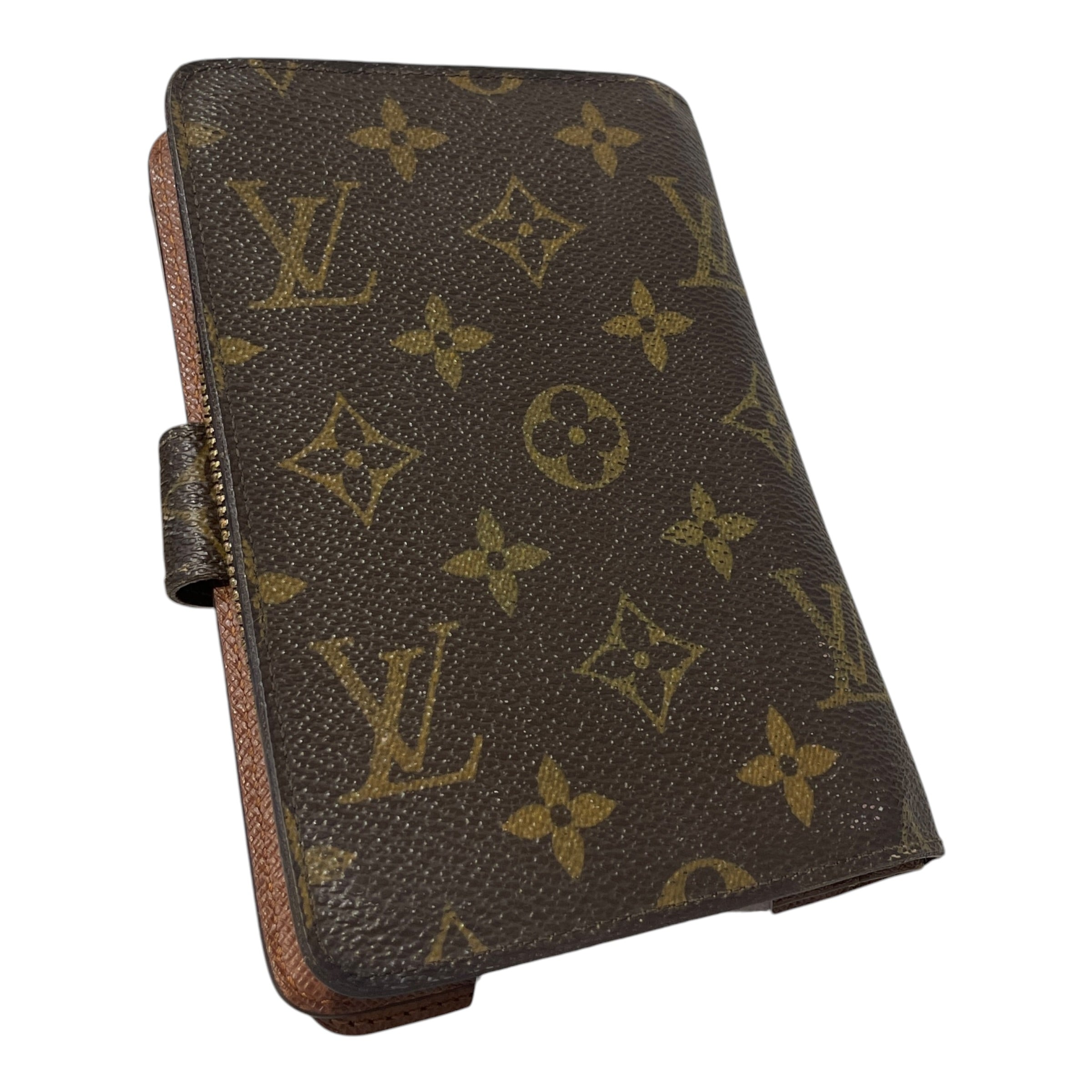 LOUIS VUITTON/Bifold Wallet/Monogram/Leather/BRW/L's/Agenda PM view 2
