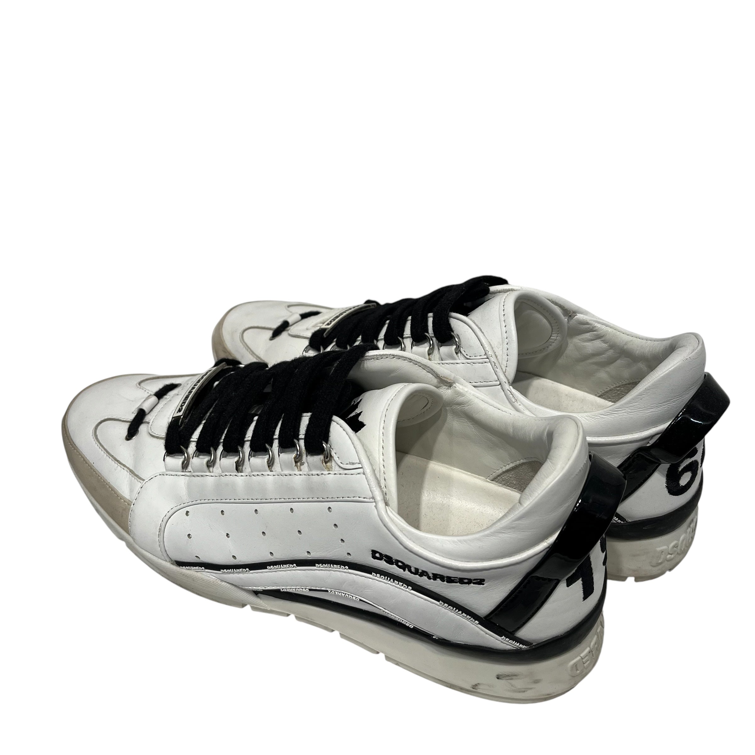 DSQUARED2/Low-Sneakers/EU 43/Leather/WHT/ view 2