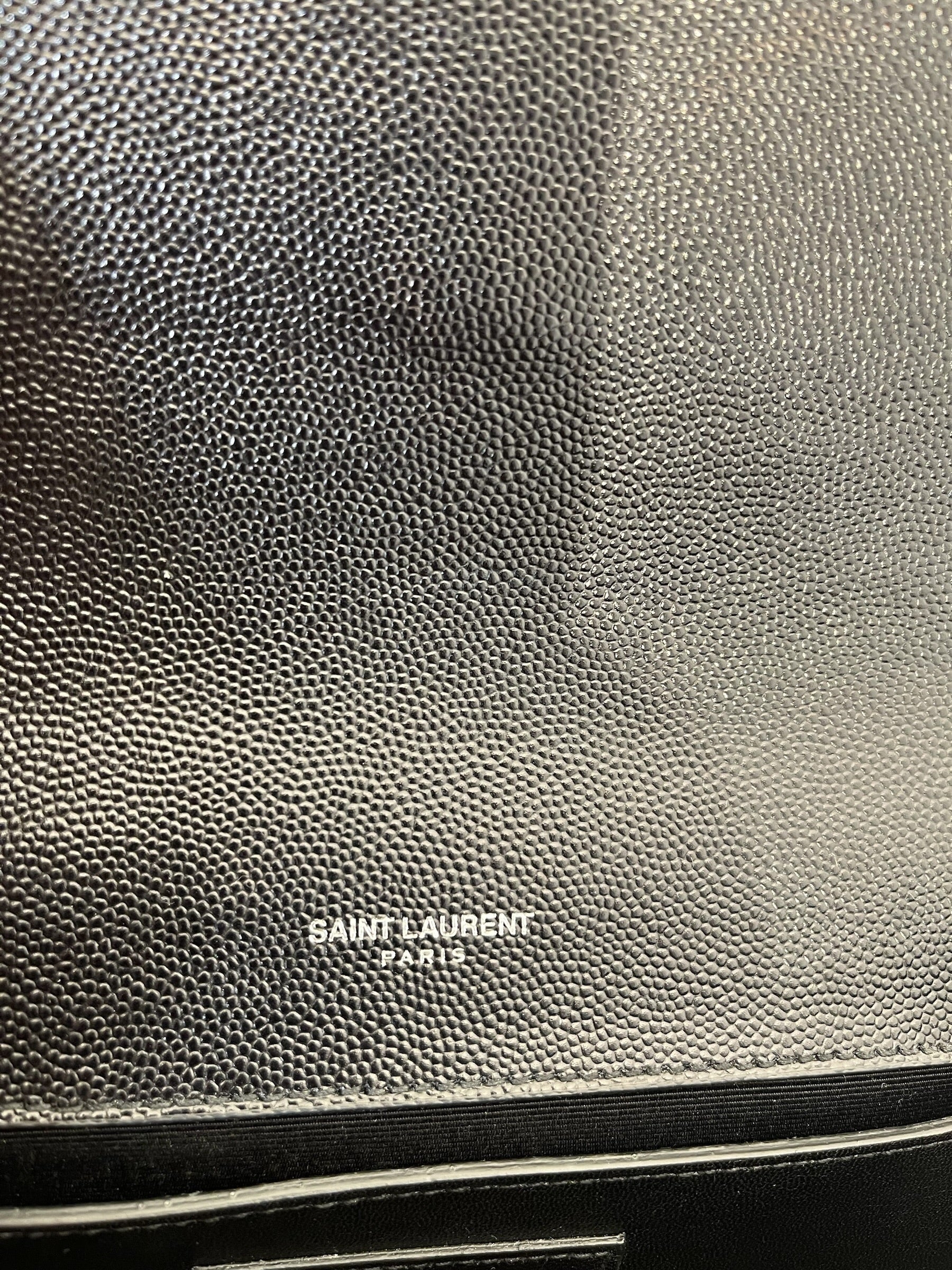 SAINT LAURENT/Clutch Bag/Leather/BLK/CASSANDRE LEATHER CLUTCH view 5