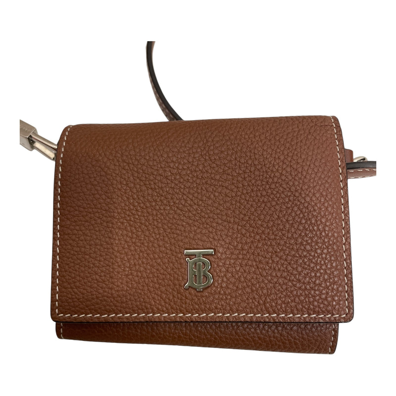 BURBERRY/Cross Body Bag/Leather/BRW/MINI