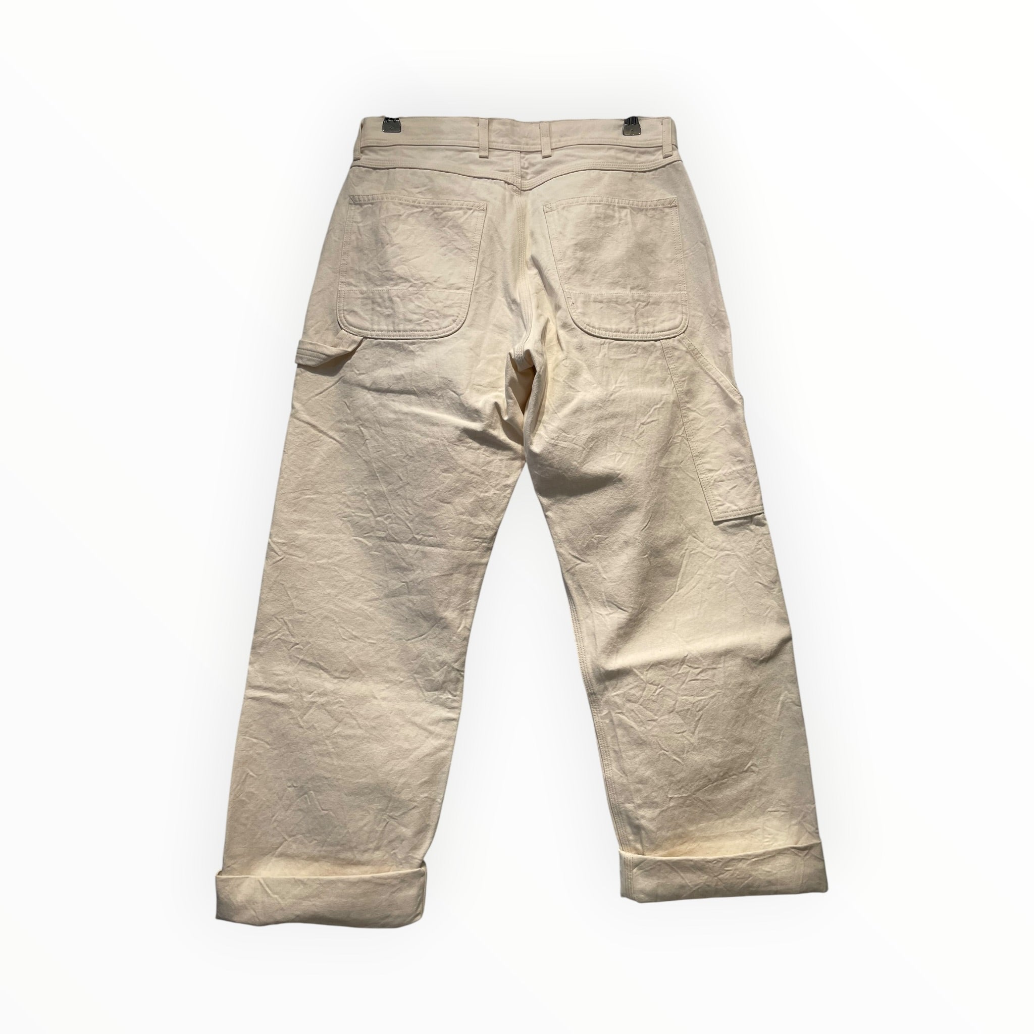 snow peak/Carpenter Pants/M/Cotton/WHT/Button Fly/ view 2