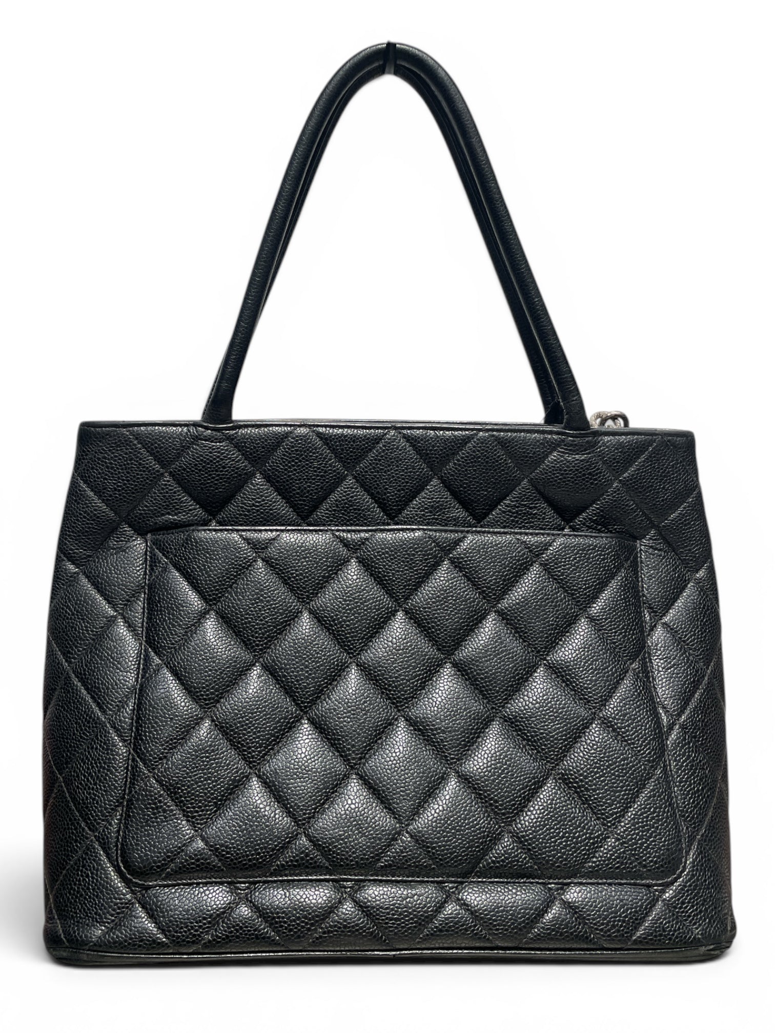 CHANEL/Bag/Leather/BLK/MEDALLION TOTE view 2