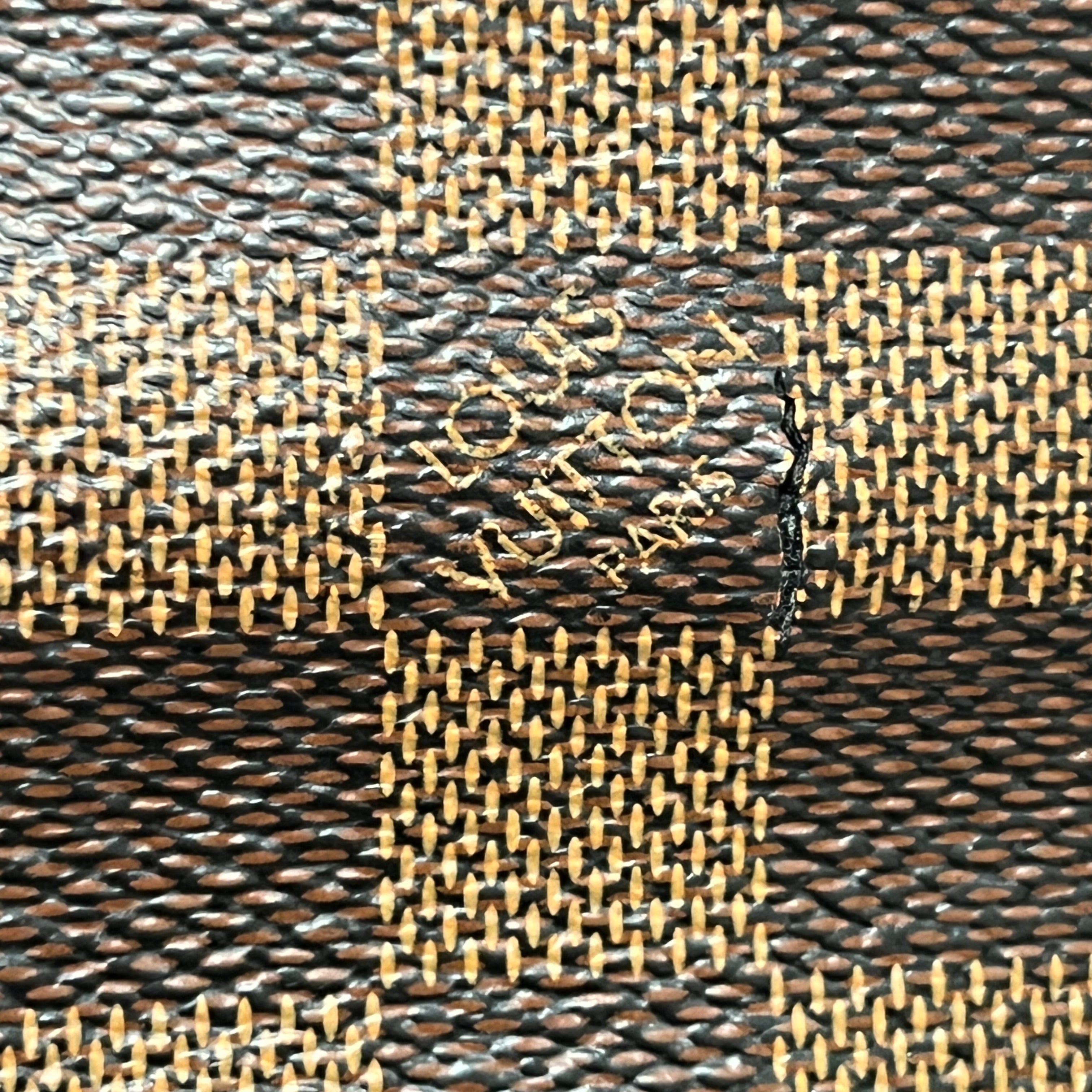 LOUIS VUITTON/Hand Bag/Monogram/Leather/BRW/TOTALLY MM DAMIER EBENE view 15