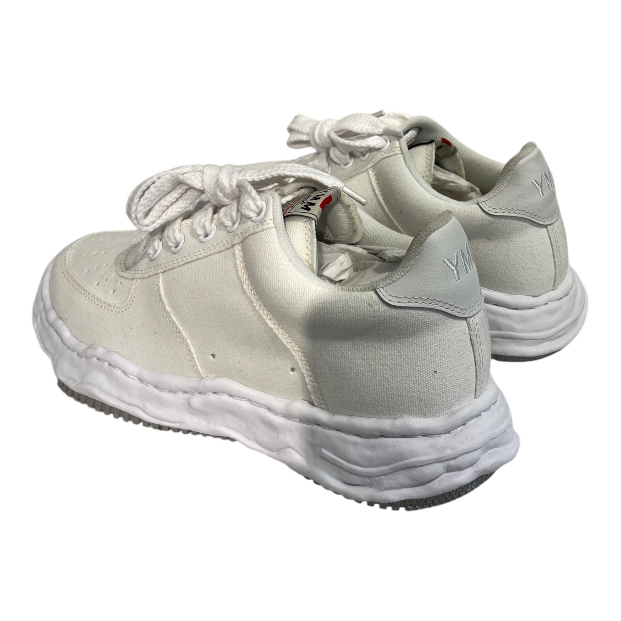 MIHARA YASUHIRO/Low-Sneakers/EU 45/Cotton/WHT/U-Tip/A10FW720 low top sneakers view 2