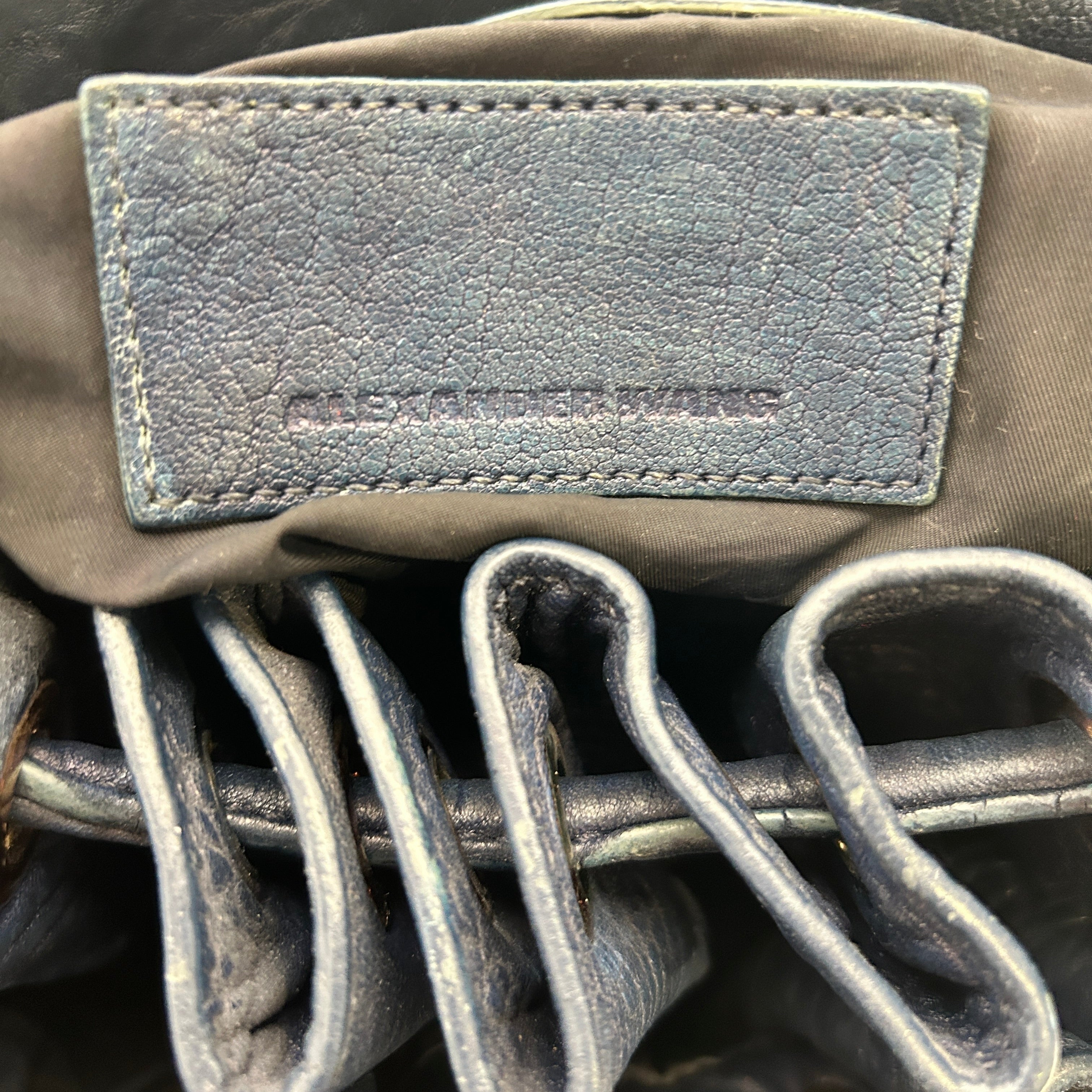 Alexander Wang/Hand Bag/Leather/NVY/Diego Bucket Bag view 5