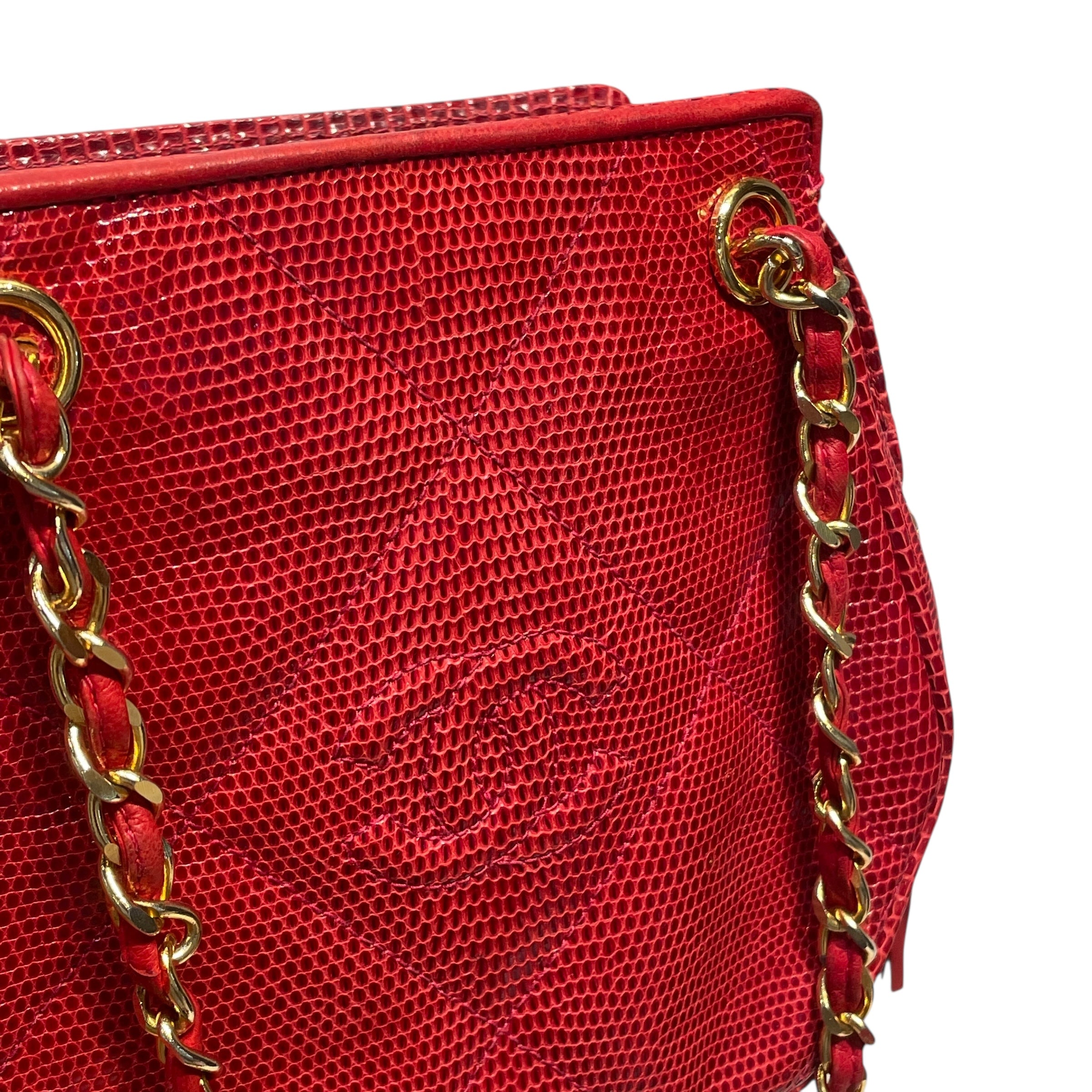 CHANEL/Bag/Animal Pattern/Leather/RED/TASSLE view 5