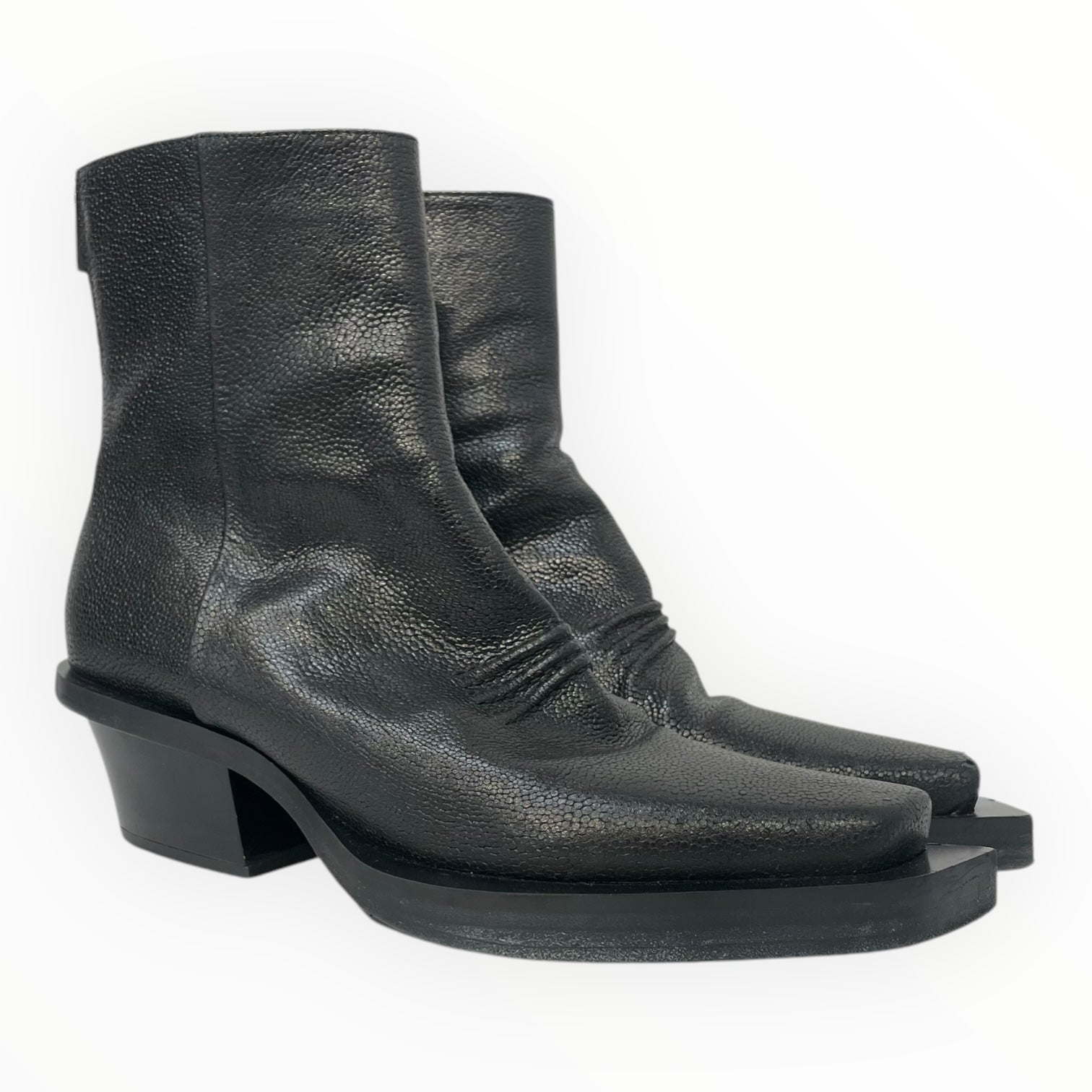 1017 ALYX 9SM(ALYX)/Chelsea Boots/EU 43/Animal Pattern/Leather/BLK/Leo ...