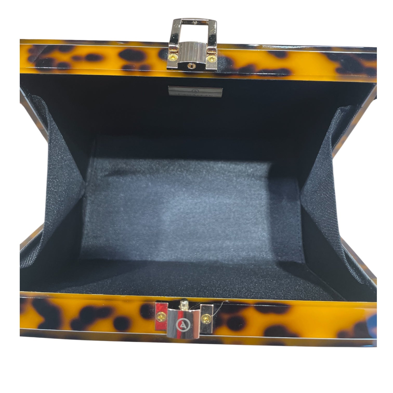 lar allan/Bag/Animal Pattern/ORN/plastic/gld hardware/blk strap view 3
