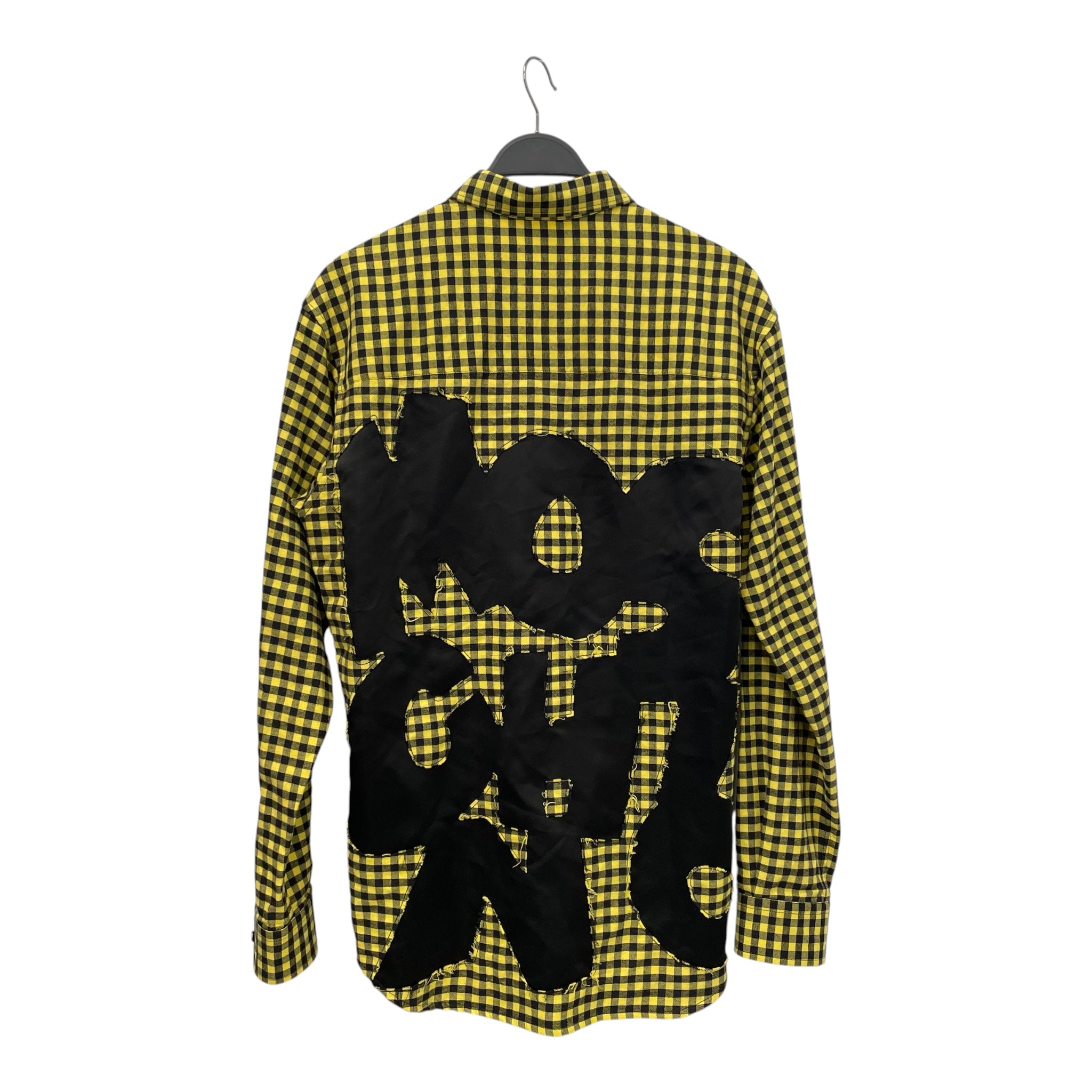 MOSCHINO/LS Shirt/16/Cotton/MLT/Plaid/blk/yellow plaid view 2
