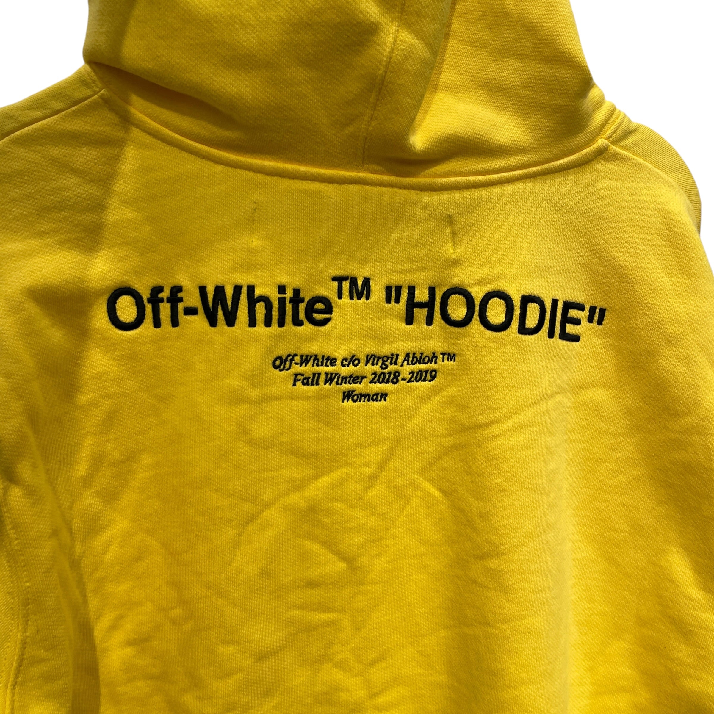 OFF-WHITE/Hoodie/L/Cotton/YEL/WOMAN20182019 view 5