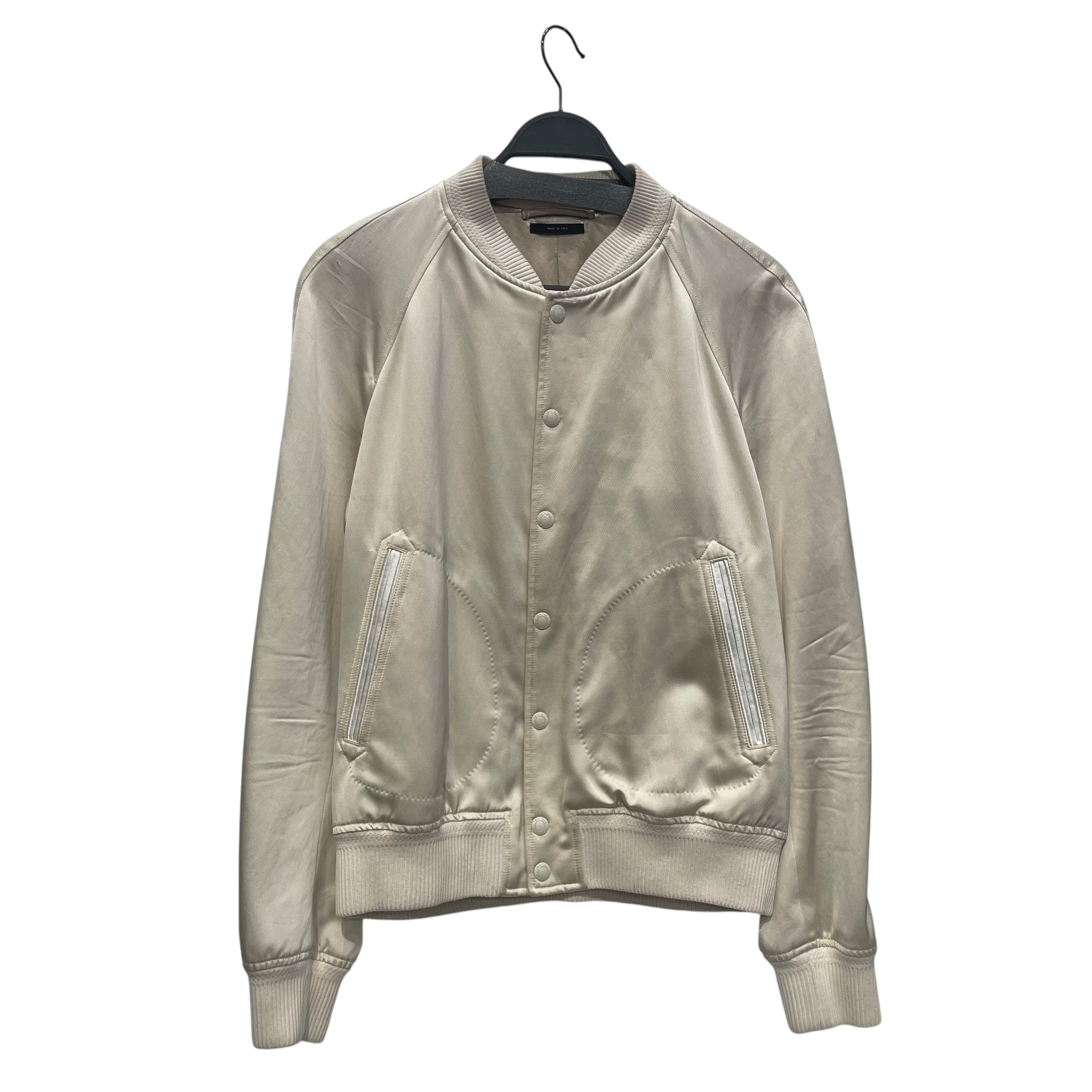 TOM FORD/Baseball Jkt/52/Silk/CRM/Single Breasted/ view 1
