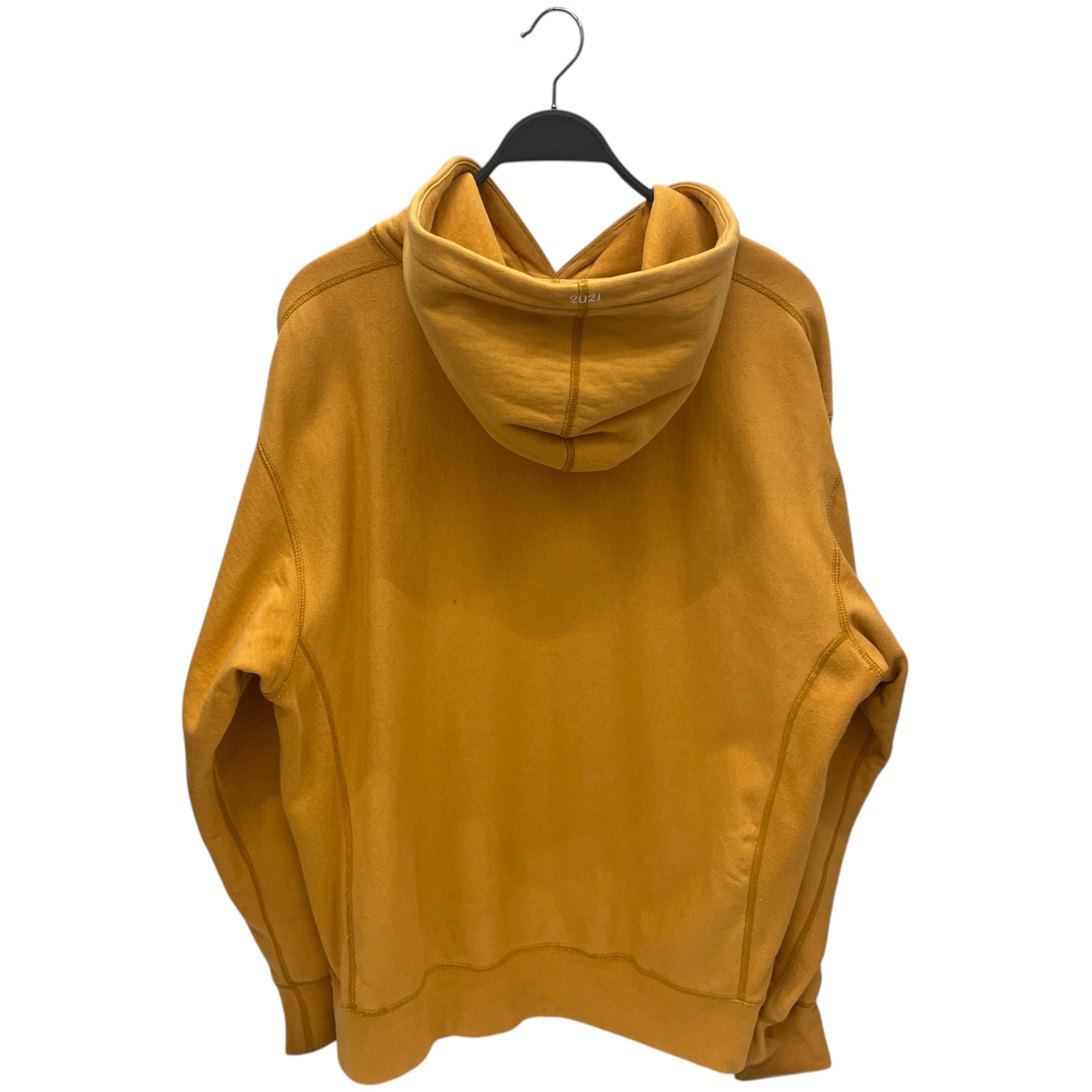 Supreme/Hoodie/L/Cotton/YEL/MUSTARD BOX LOGO AS IS view 2