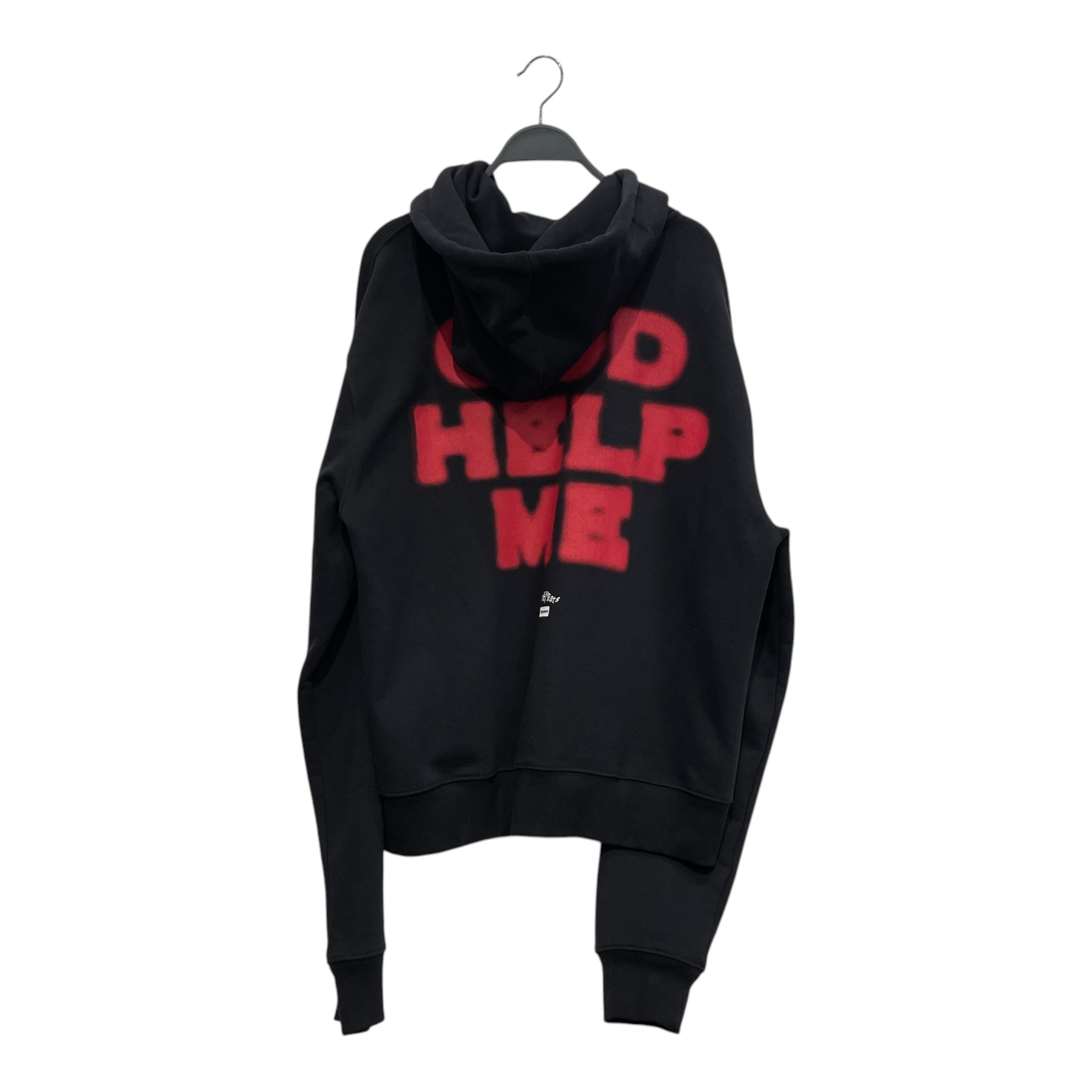 Heaven By Marc Jacobs/STRAY RATS/Zip Up Hoodie/XL/Graphic/Cotton/BLK/SKULL FRONT GRAPHIC view 2