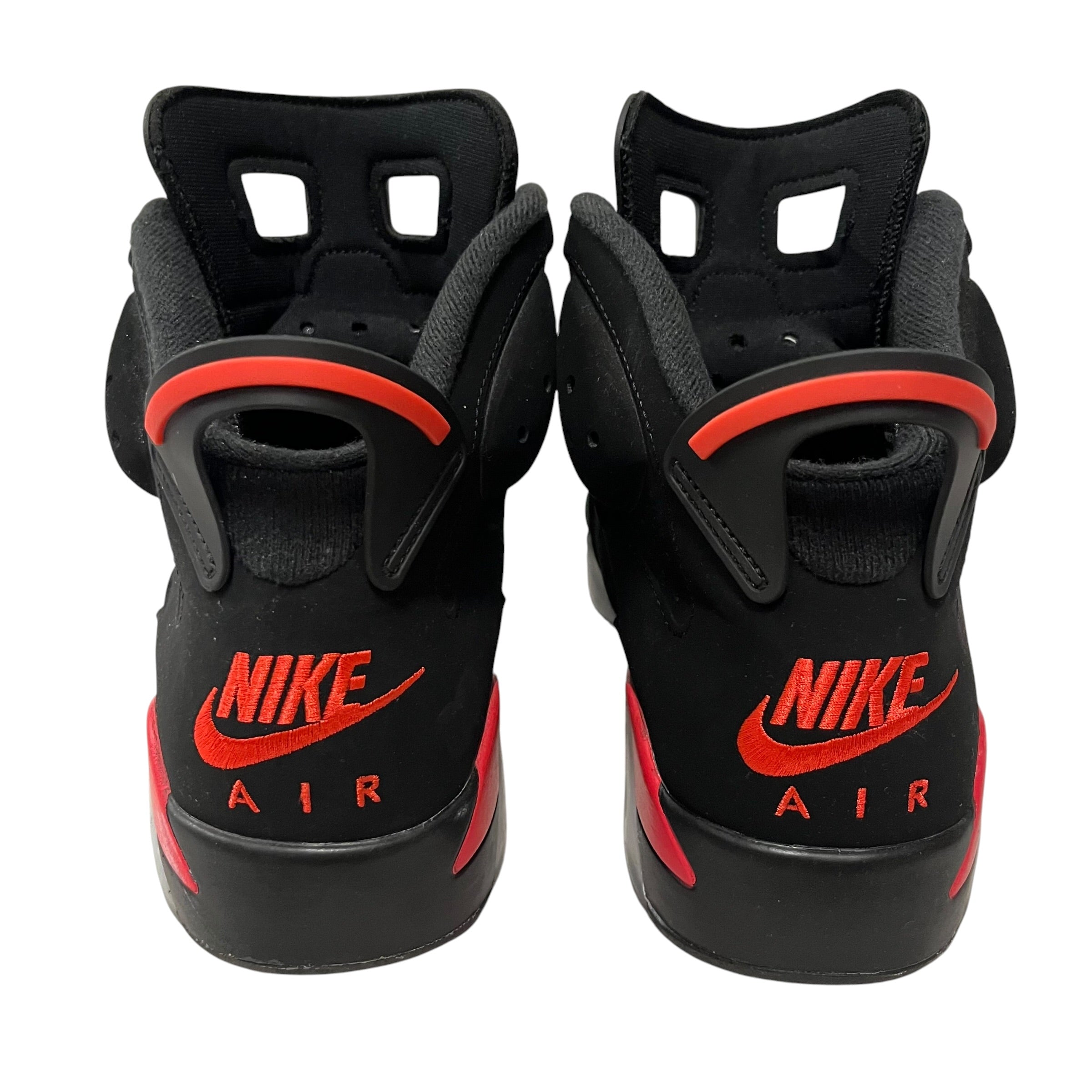 JORDAN BRAND/Hi-Sneakers/US 9.5/Suede/BLK/6 retro reverse view 4