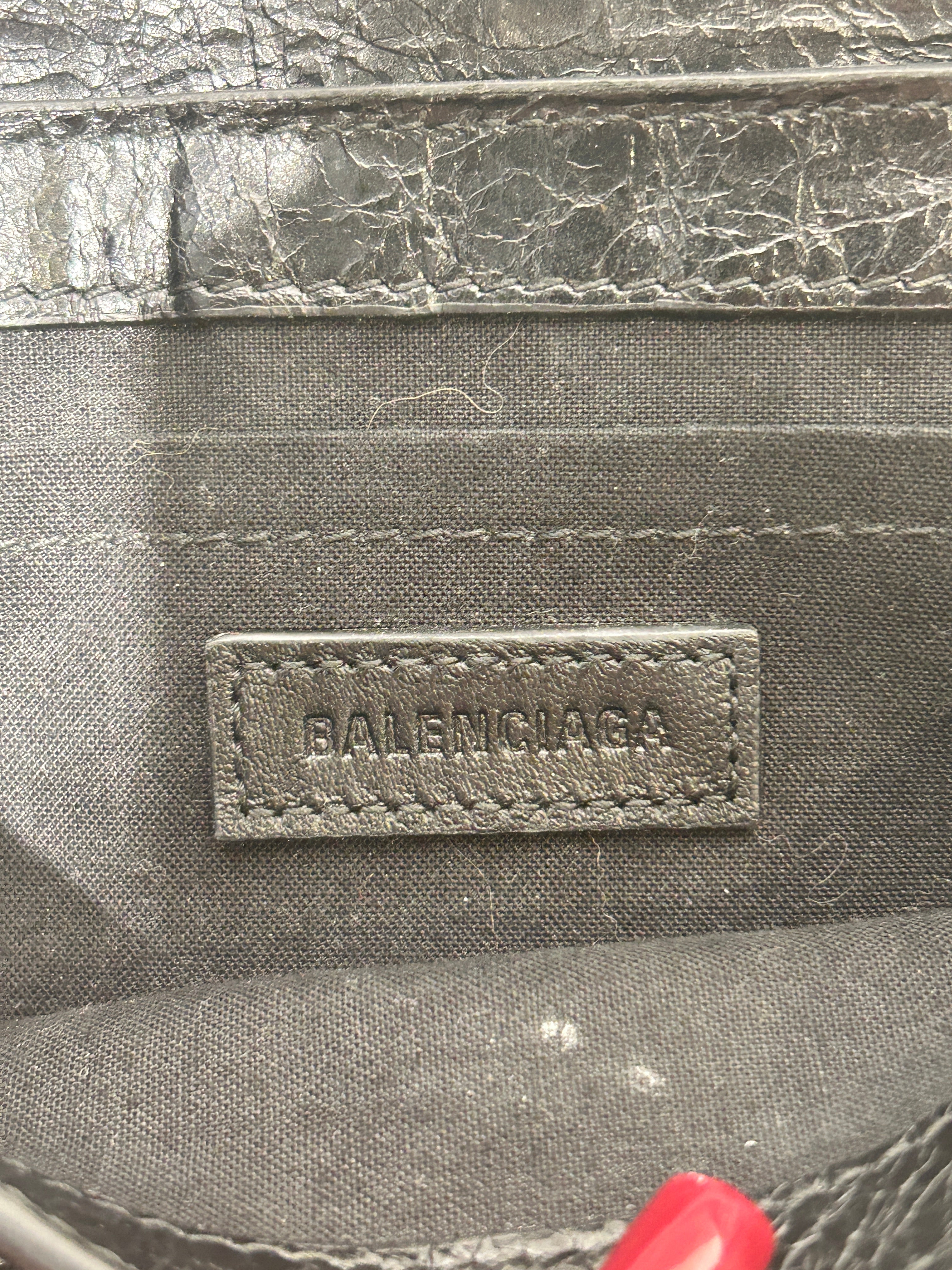 BALENCIAGA/Bag/Leather/BLK/LA CAGOLE SLING BAG view 5