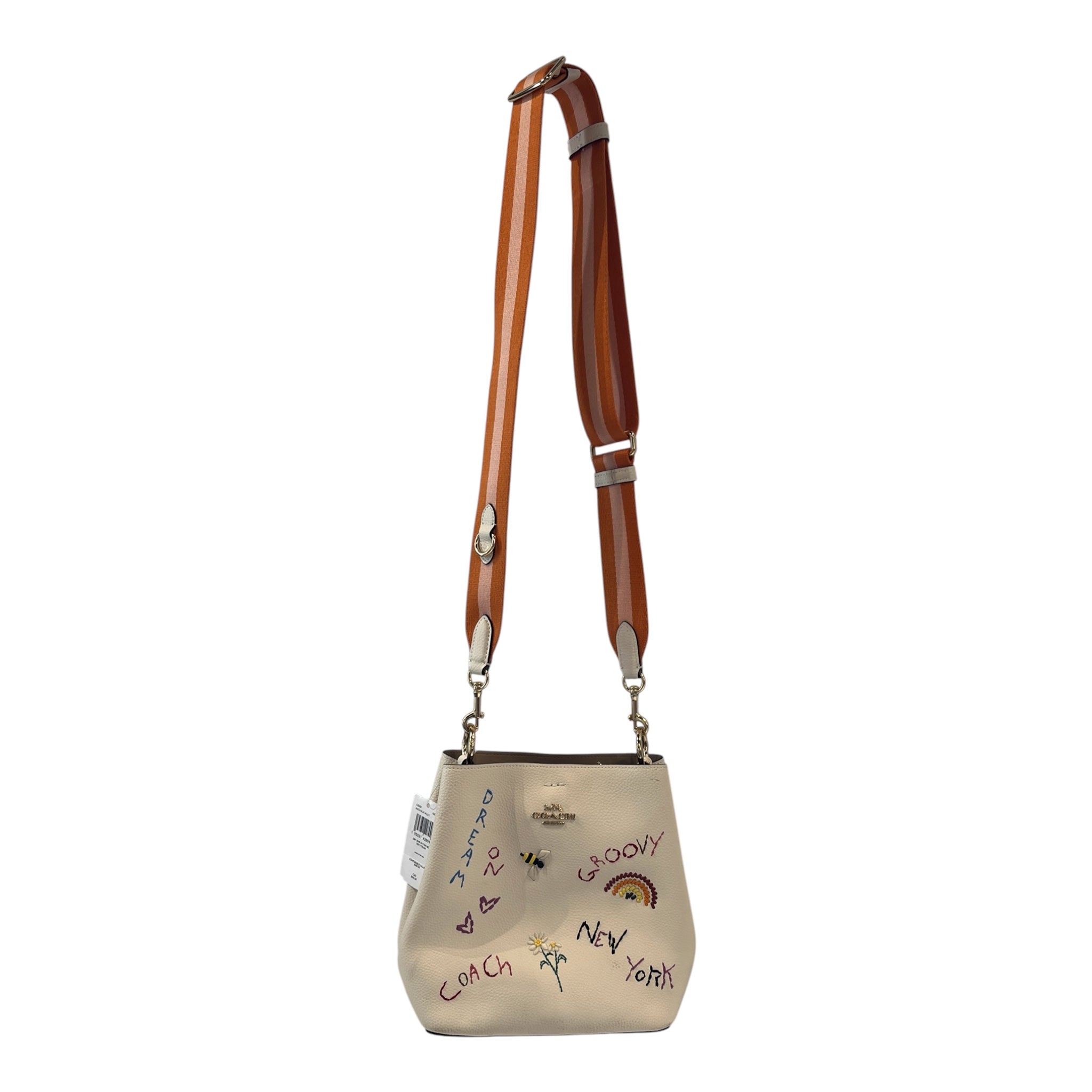 COACH/Bag/All Over Print/Leather/WHT/SMALL TOWN BUCKET BAG view 1