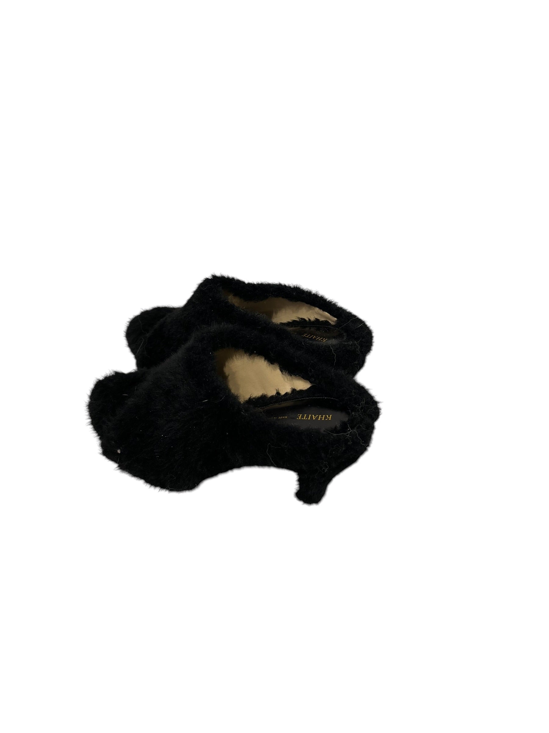 KHAITE/Heels/EU 39/Fur/BLK/Open-Toe/REAL FUR FROM BOVINE view 2