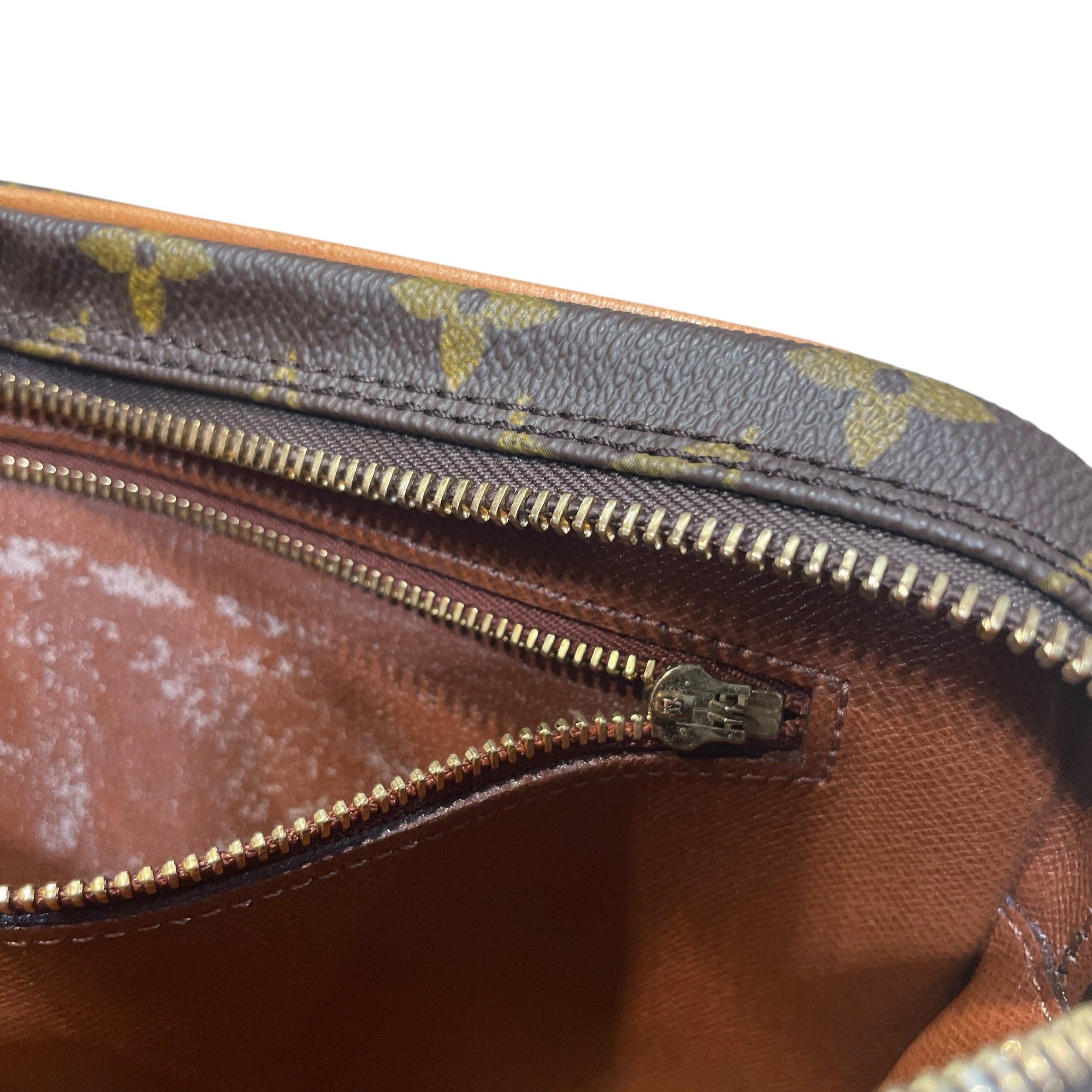LOUIS VUITTON/Bag/Monogram/Leather/BRW/toiletry Bag view 7