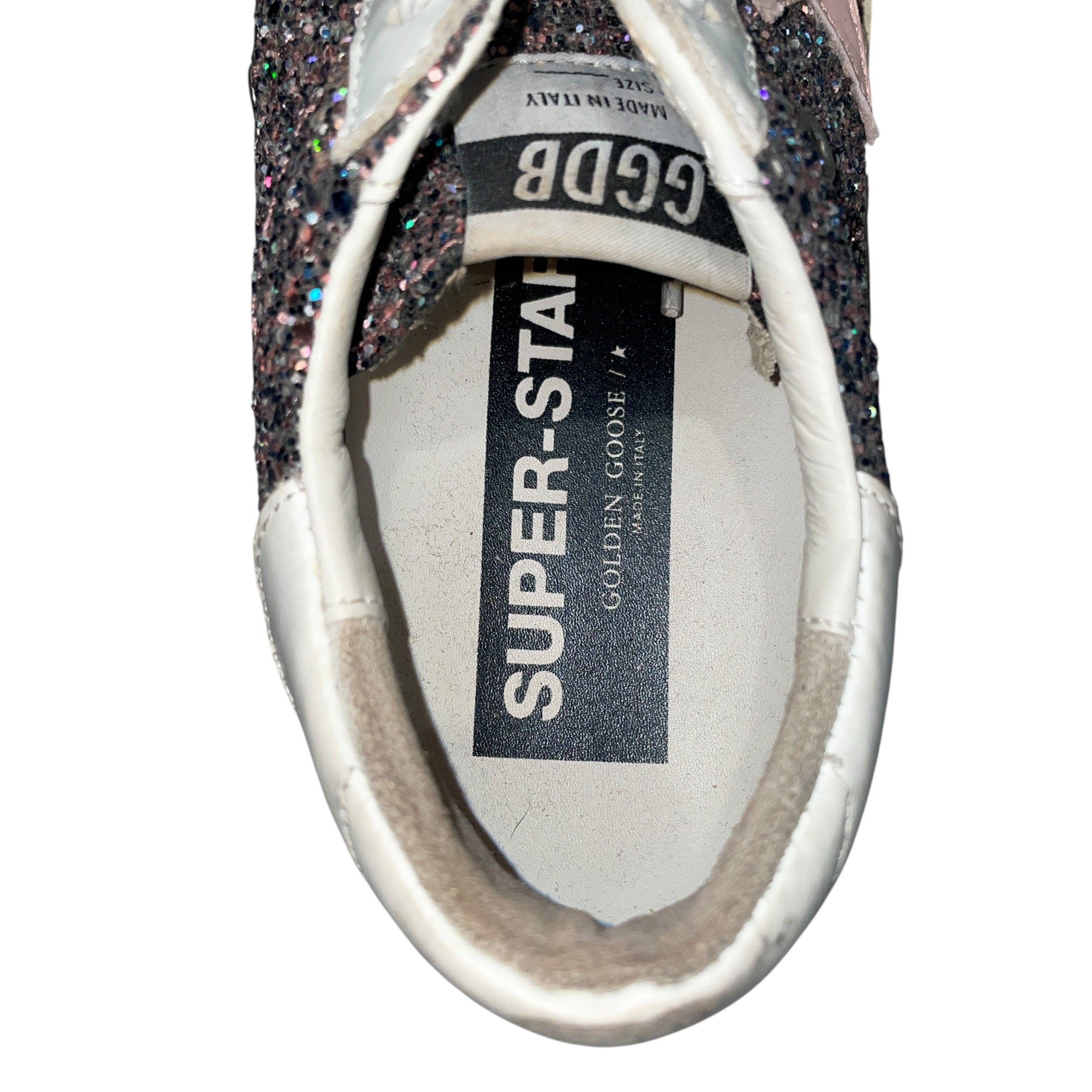 GOLDEN GOOSE/Low-Sneakers/EU 37/Iridescent/Leather/PNK/Superstar Multicolor Glitter view 4