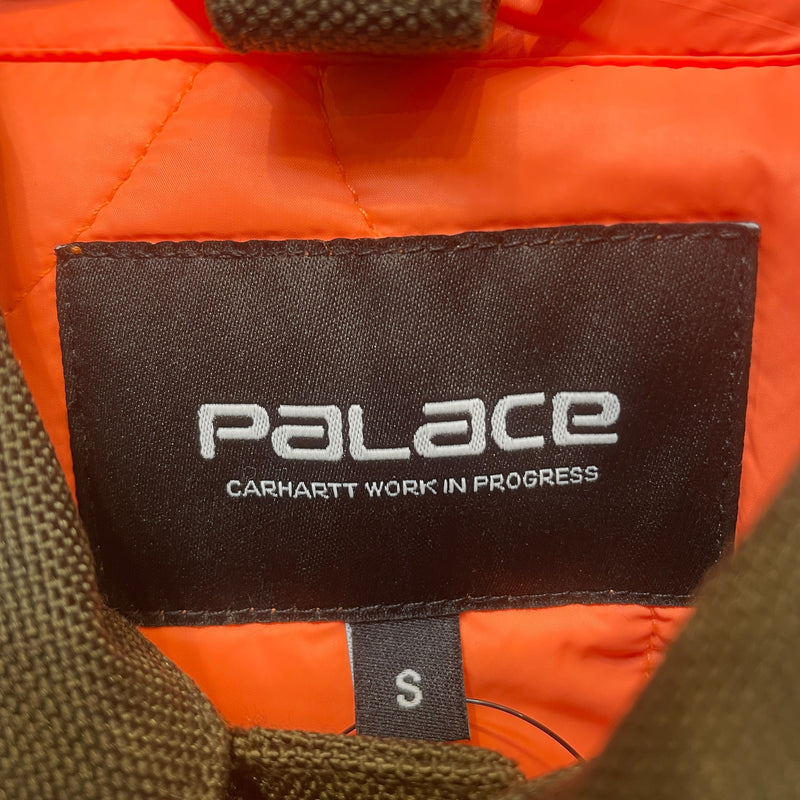 PALACE/Carhartt/Jacket/S/Nylon/GRN/WIP Work Jacket