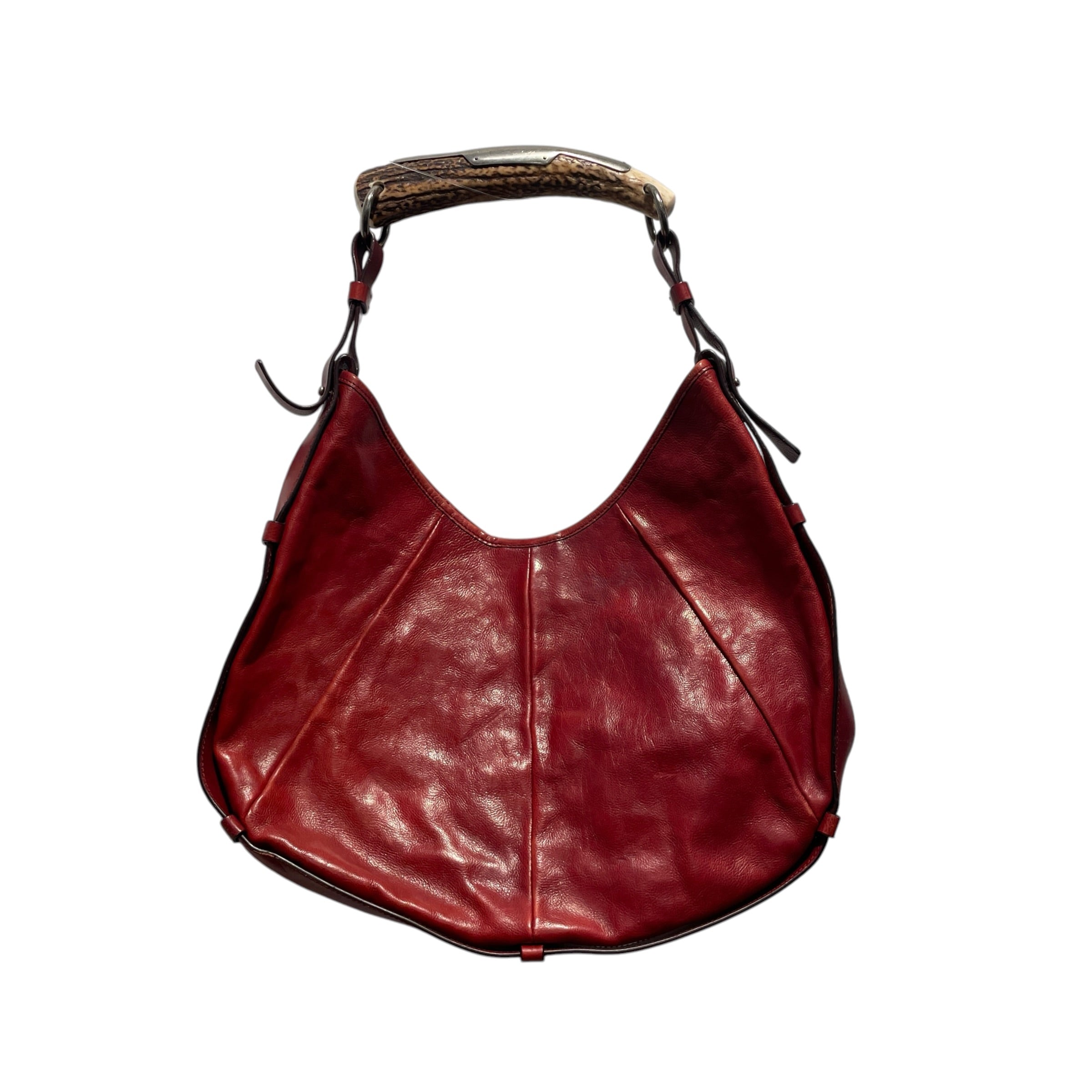 YVES SAINT LAURENT rive gauche/Hand Bag/Leather/RED/Mombasa Hobo Bag view 1