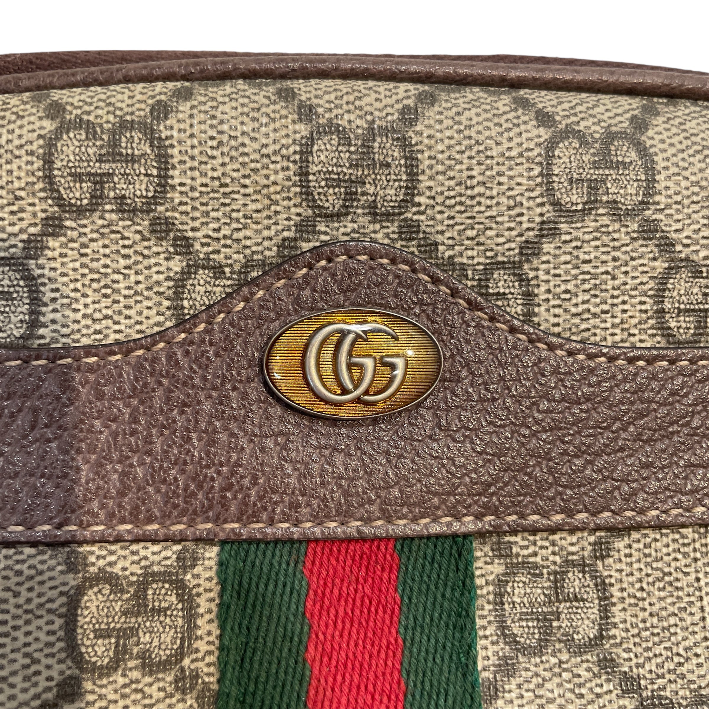 GUCCI/Accessories/Monogram/Leather/BRW/Ophidia GG Canvas view 4
