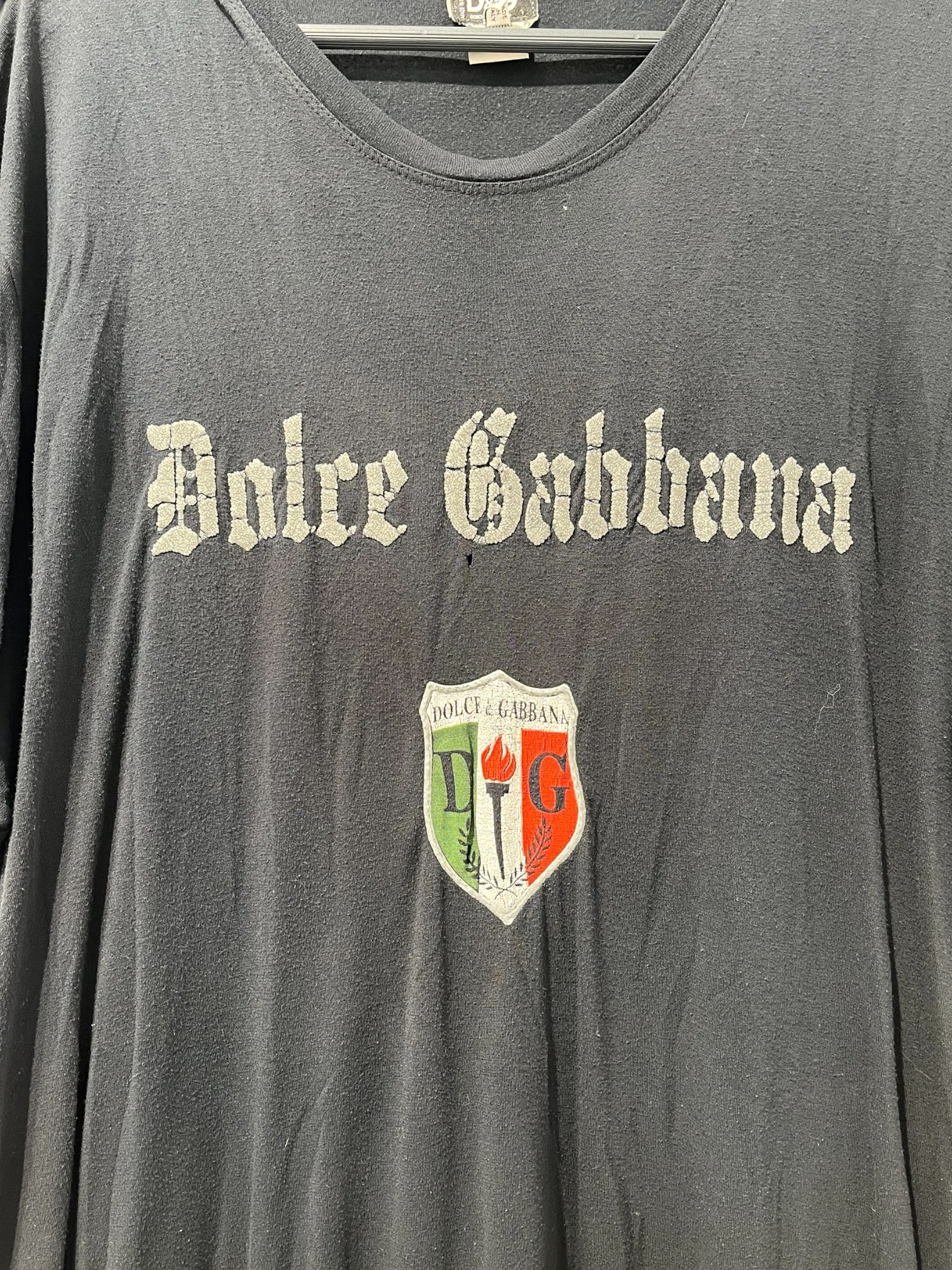 D&G/T-Shirt/XXL/Cotton/BLK/CREST LOGO TEE view 5