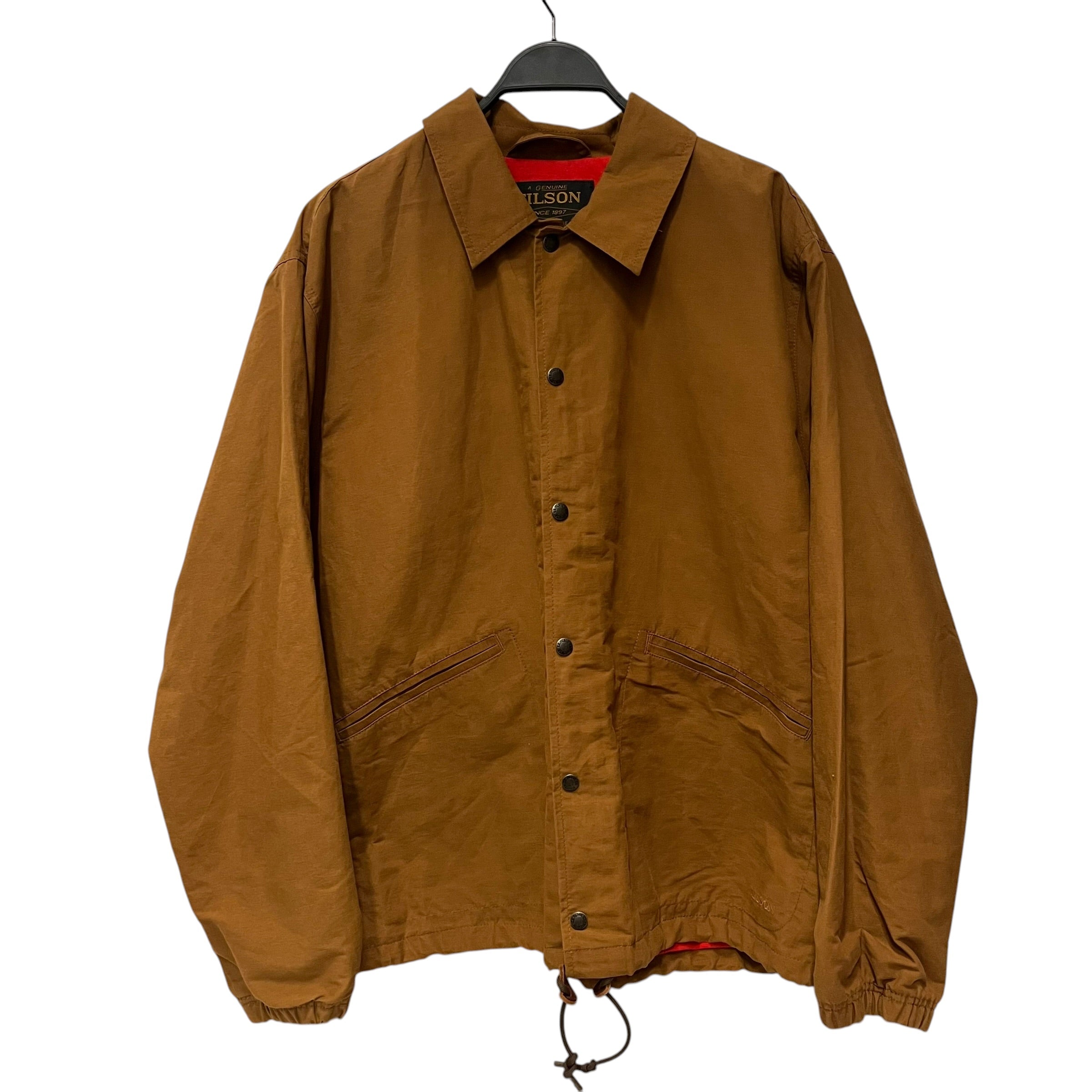 FILSON/Windbreaker/L/Cotton/CML/dry wax windbreaker view 1
