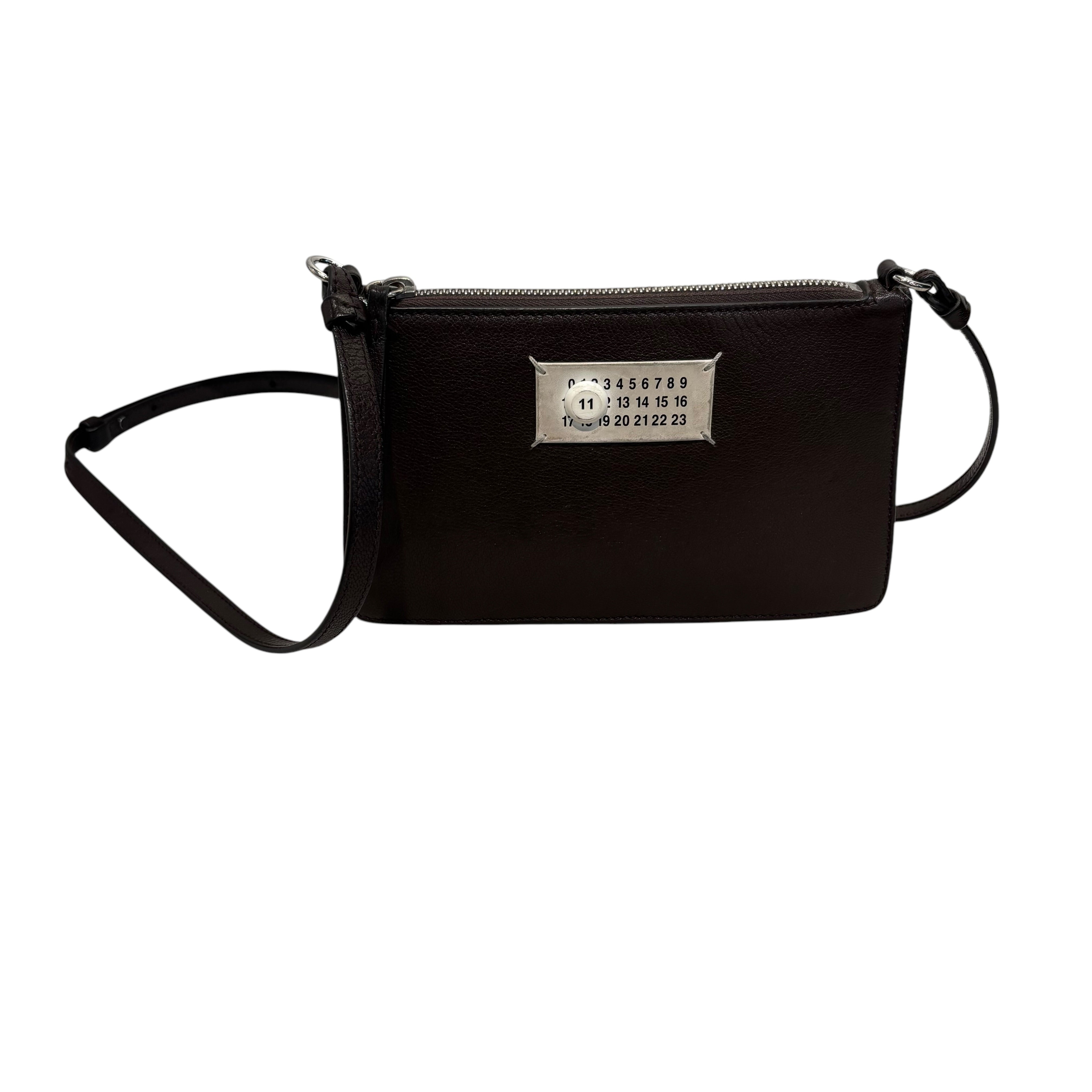 Maison Margiela/Cross Body Bag/Leather/BRW/TAUPE SHOULDER BAG view 3