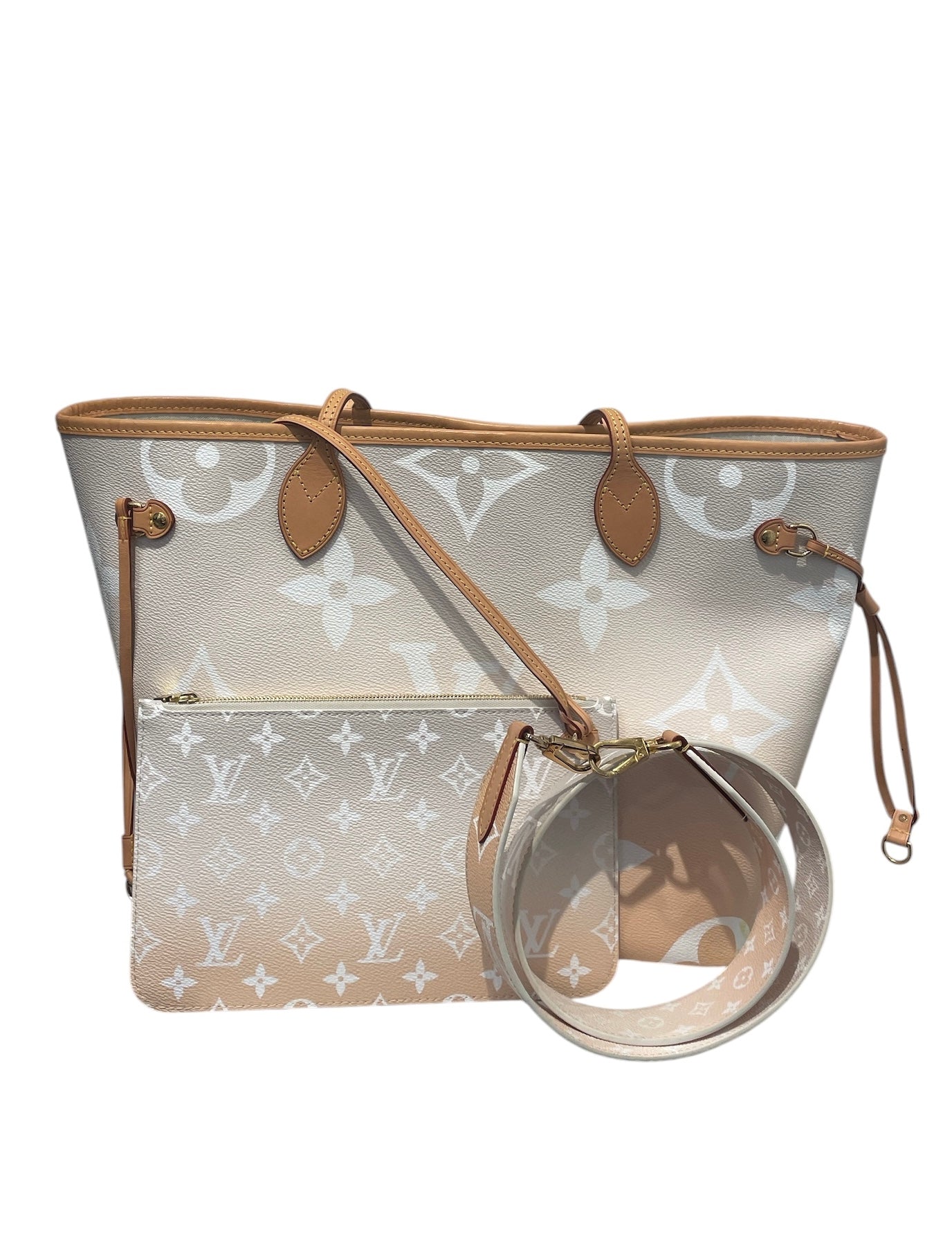 LOUIS VUITTON/Tote Bag/All Over Print/Leather/PNK/PIN/ORG GRADIENT view 7