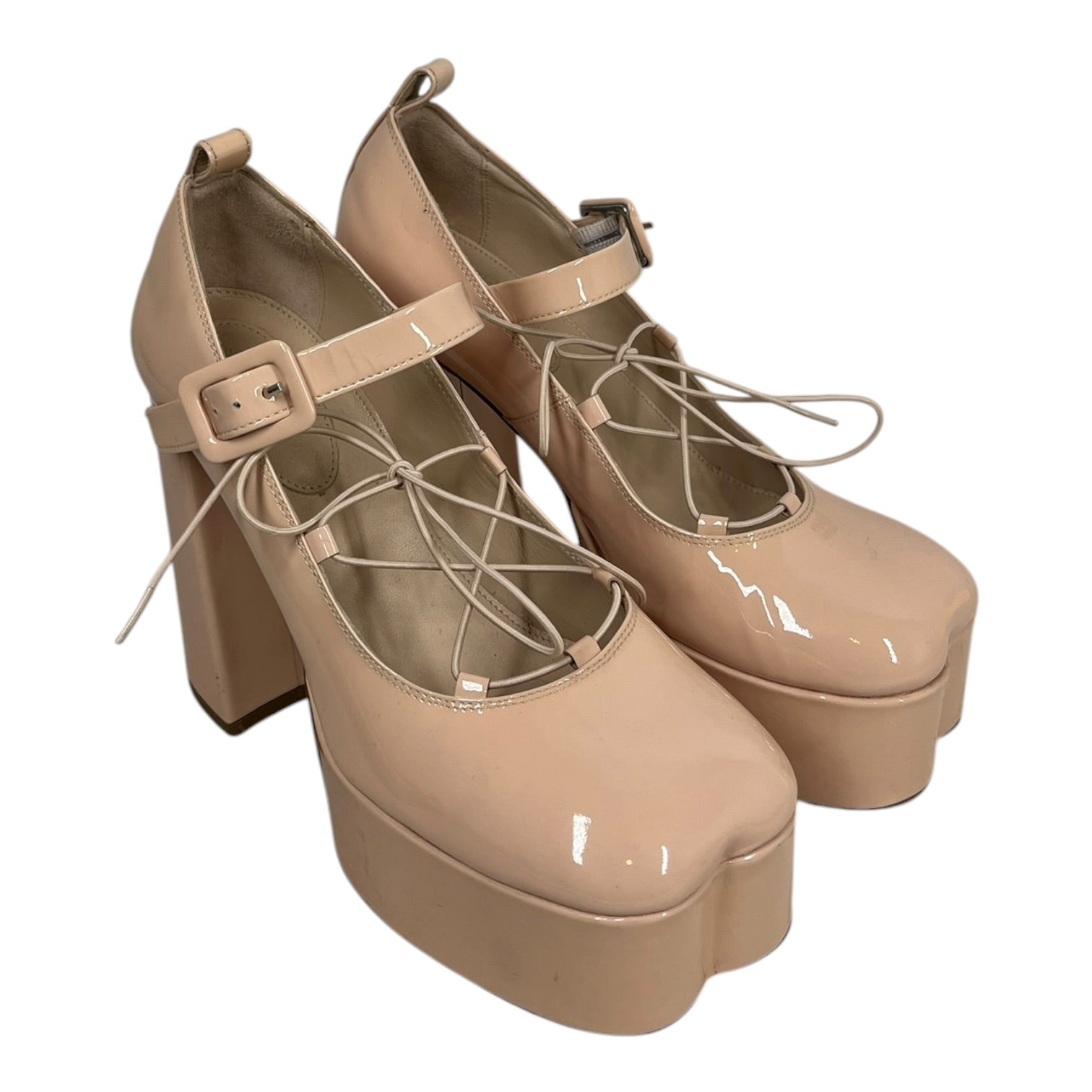SIMONE ROCHA/Heels/EU 37/Leather/PNK/BALLET PUMPS view 1