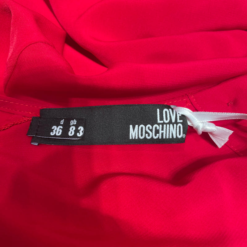 MOSCHINO/Dress/4/Cotton/RED/