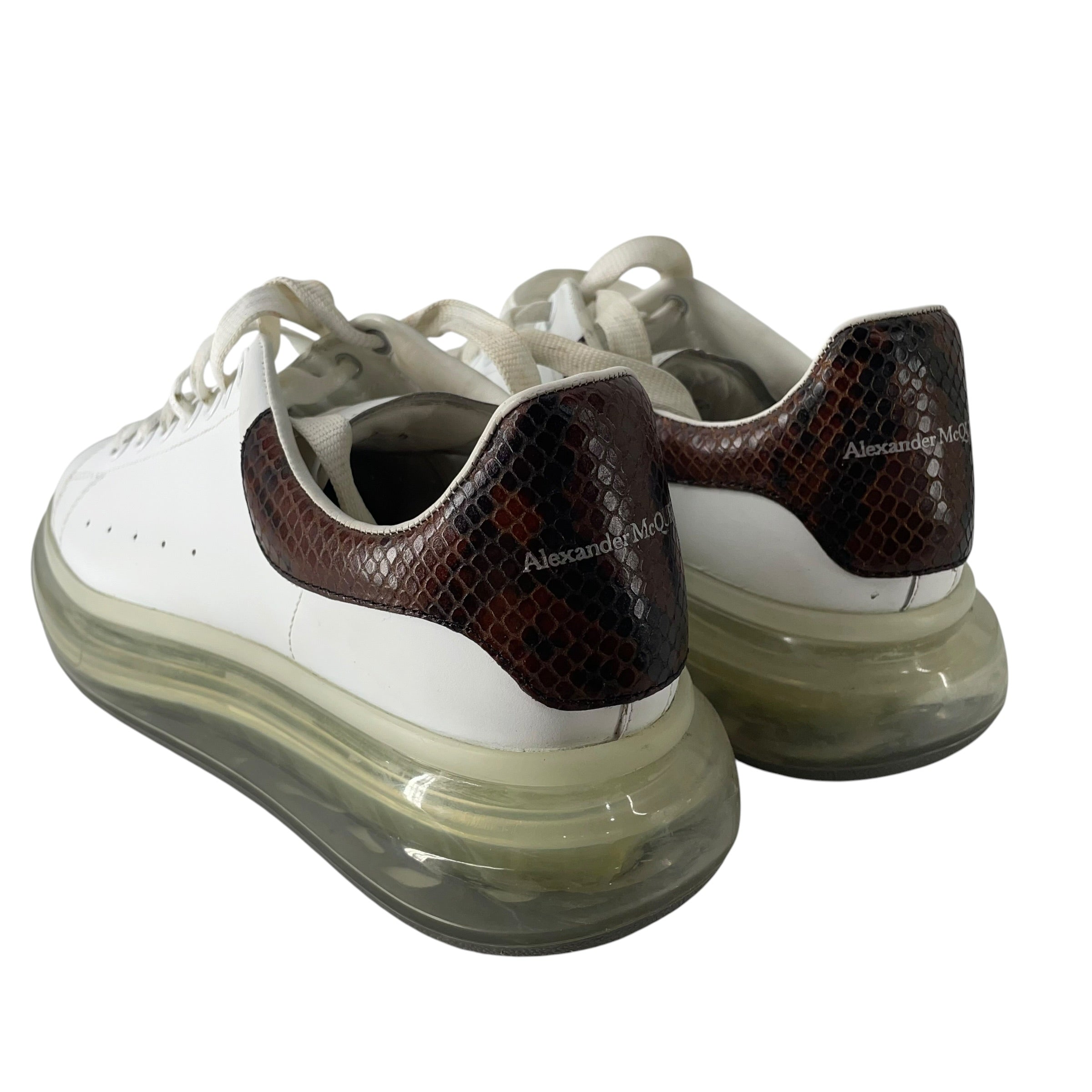 Alexander McQueen/Low-Sneakers/EU 42/Animal Pattern/Cotton/WHT/ALEXANDER MCQUEEN LARRY SNEAKR view 2