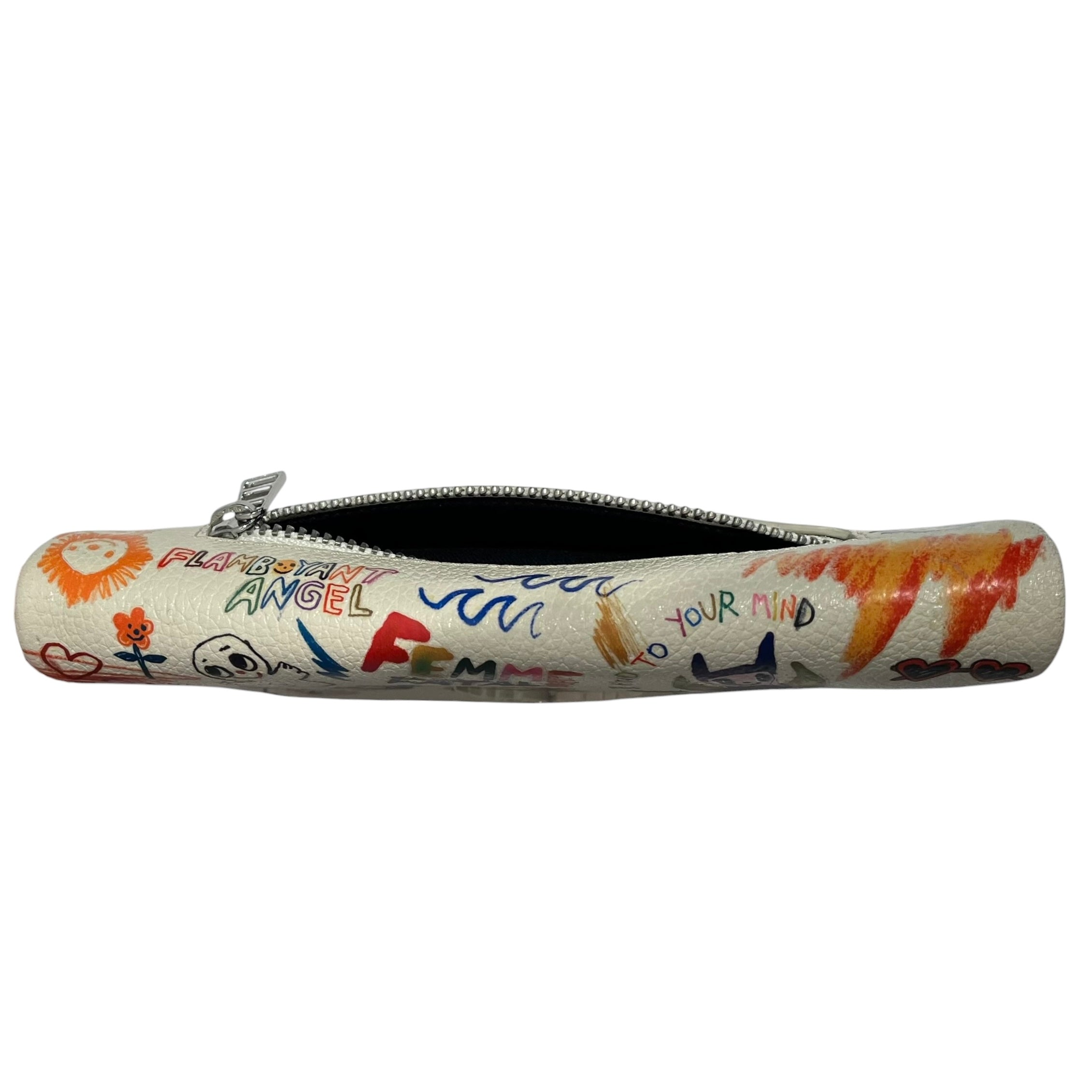 Zadig&Voltaire/Clutch Bag/Graphic/Leather/CRM/ view 7